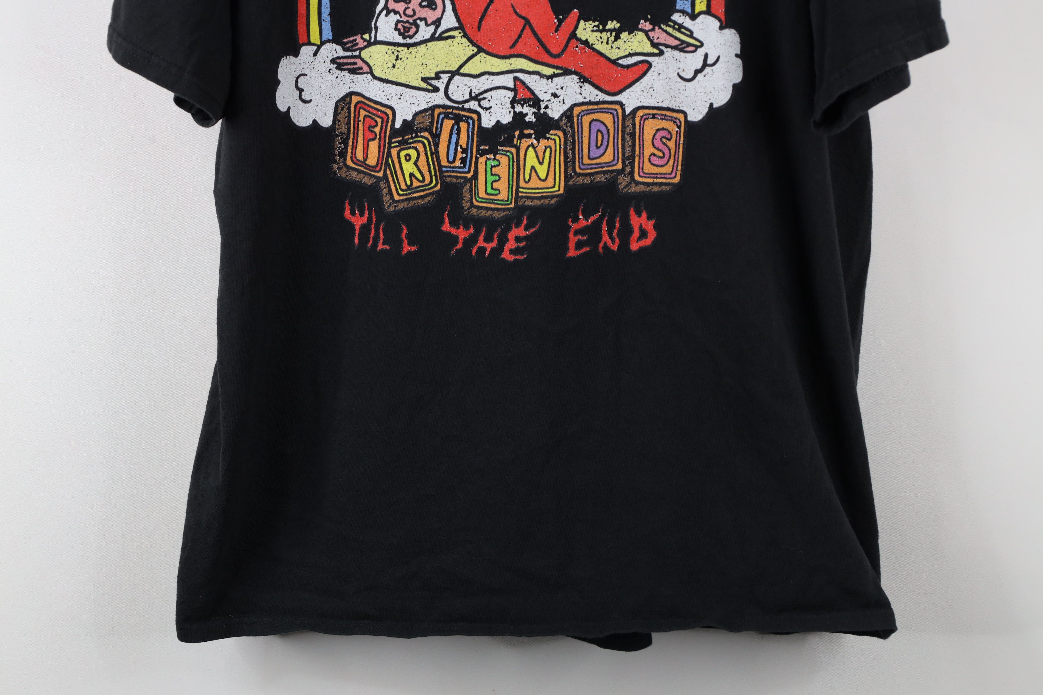 Vintage Y2K Streetwear Till The End God Devil Rainbow T-Shirt Size US XL / EU 56 / 4 - 3 Thumbnail