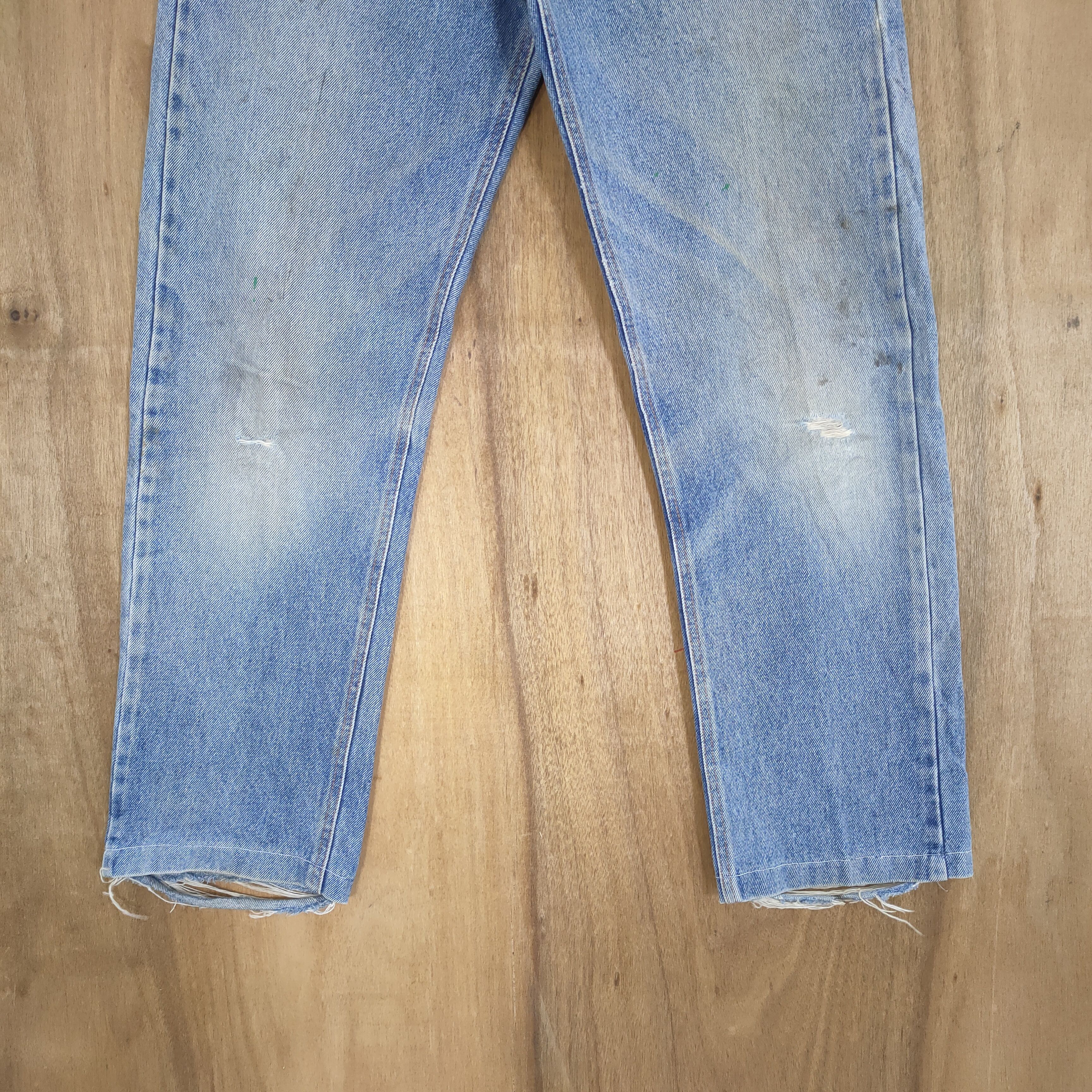 Pepsi 30×29 💥 VINTAGE PEPSI FADED DISTRESSED JEANS PANTS Size US 30 / EU 46 - 4 Thumbnail