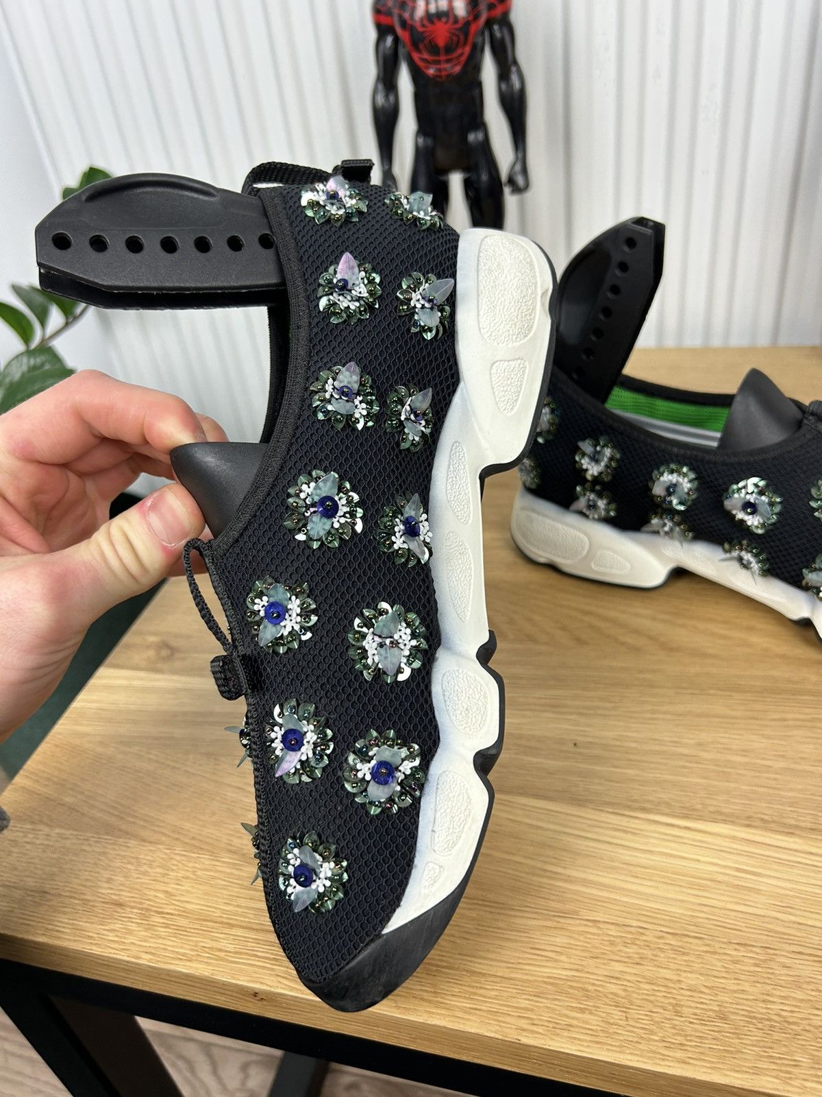 Dior Christian Dior Mesh Embellished sneaker Size US 6 / IT 36 - 4 Thumbnail
