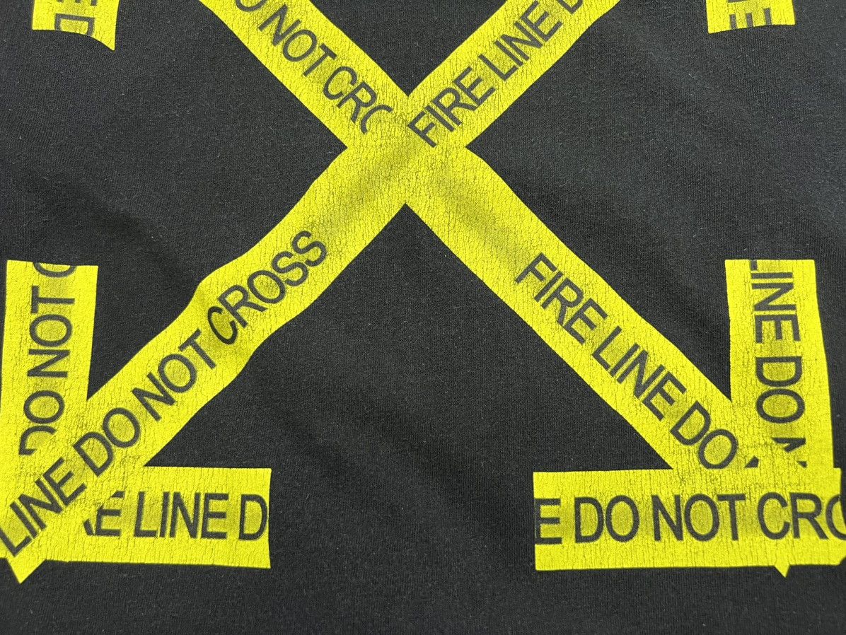 Off-White Off-White - Long Sleeve Firetape Tee Size US S / EU 44-46 / 1 - 15 Thumbnail