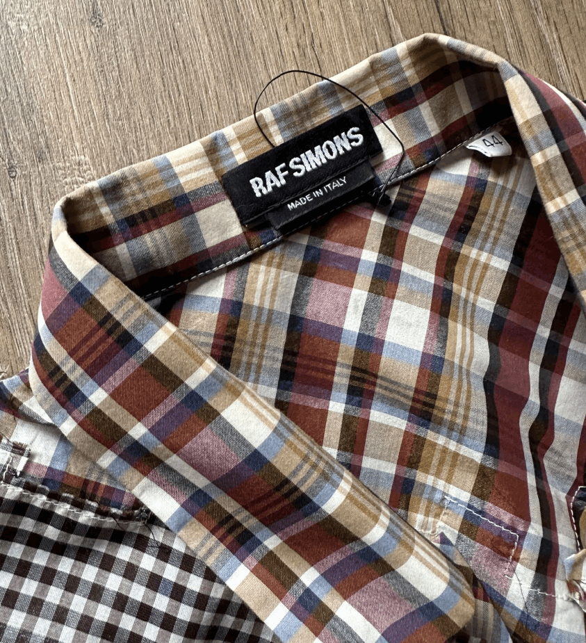 Raf Simons SPRING 2016 RUNWAY PATCWHORK SHIRT Size US S / EU 44-46 / 1 - 2 Thumbnail