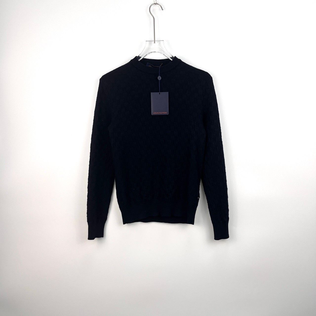 Louis Vuitton Louis Vuitton Black square pattern wool sweater Nextarrow-2 Size US XS / EU 42 / 0 - 3 Thumbnail