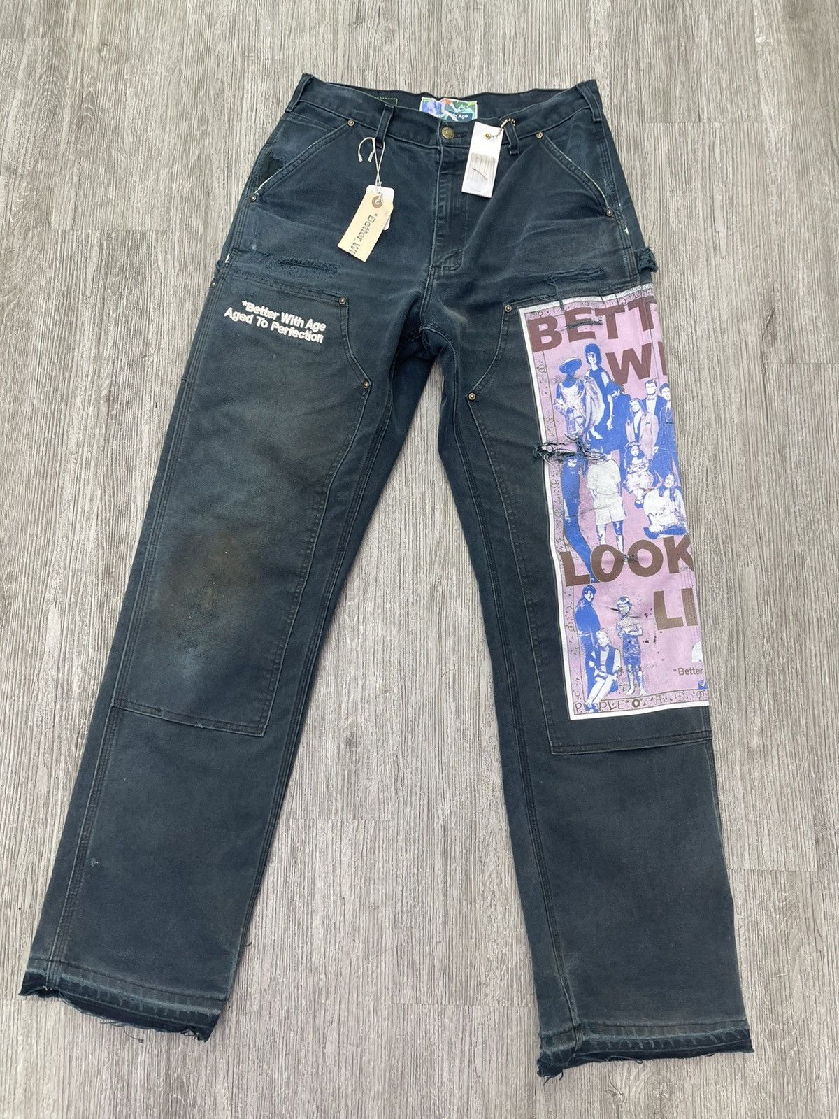 Better With Age Better with age carpenter pants black Size US 32 / EU 48 - 1 Thumbnail