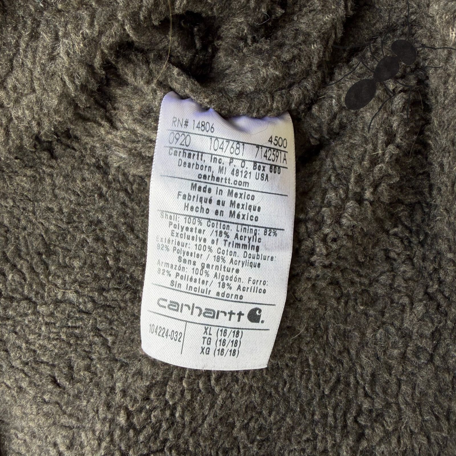 Carhartt × Vintage Carhartt WOMENS gray Sherpa work wear vest Size US XL / EU 56 / 4 - 3 Thumbnail