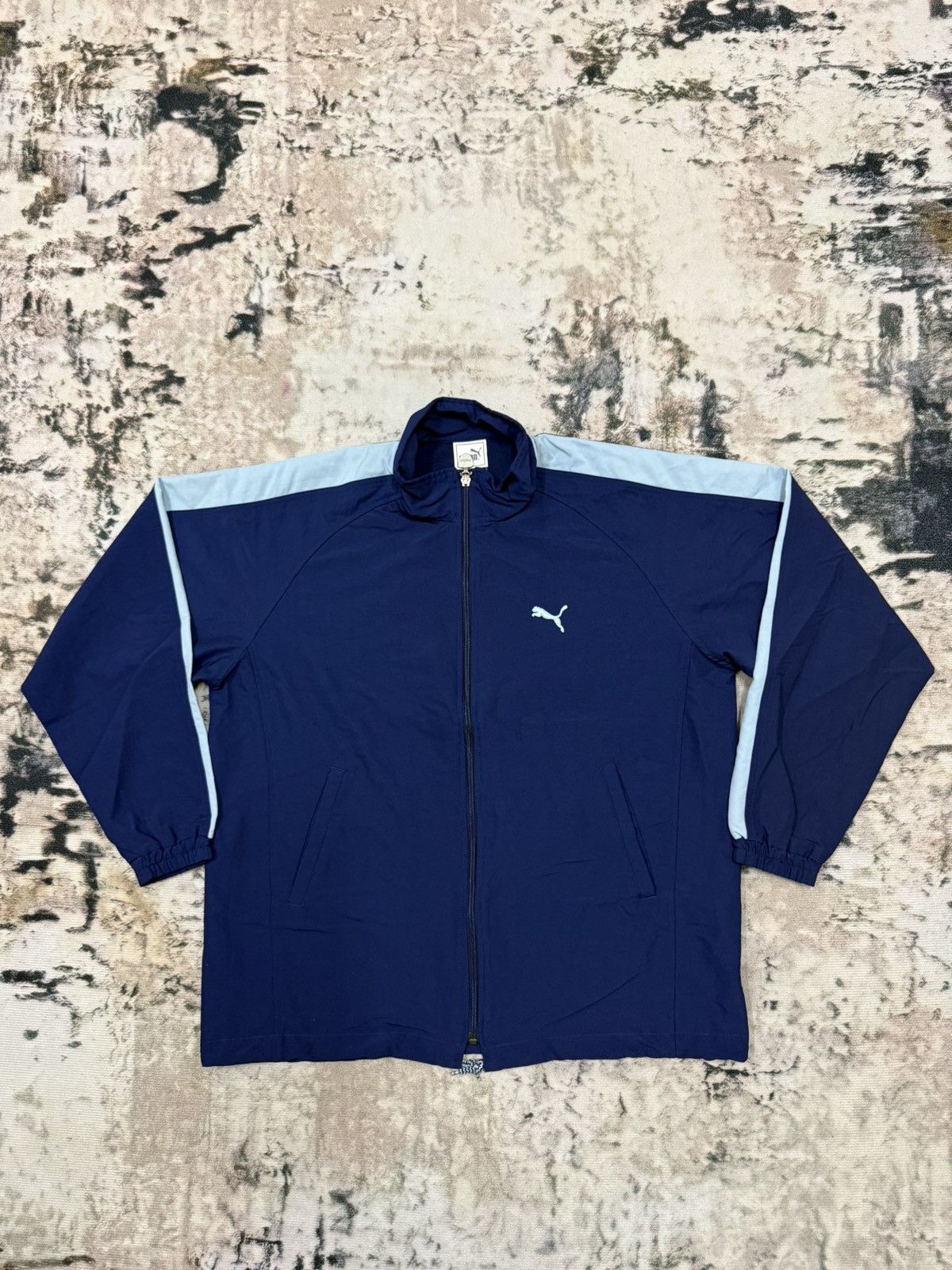 Puma Vintage Puma Winbreaker Jacket Sweater Size L / US 10 / IT 46 - 3 Thumbnail