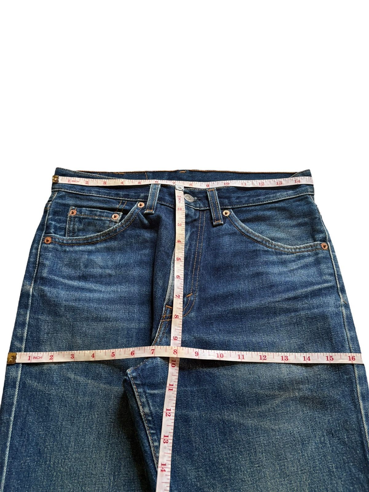 Levi's Vintage 90s Levis 517 Mud Wash Distressed Flare Jeans Size US 30 / EU 46 - 12 Thumbnail
