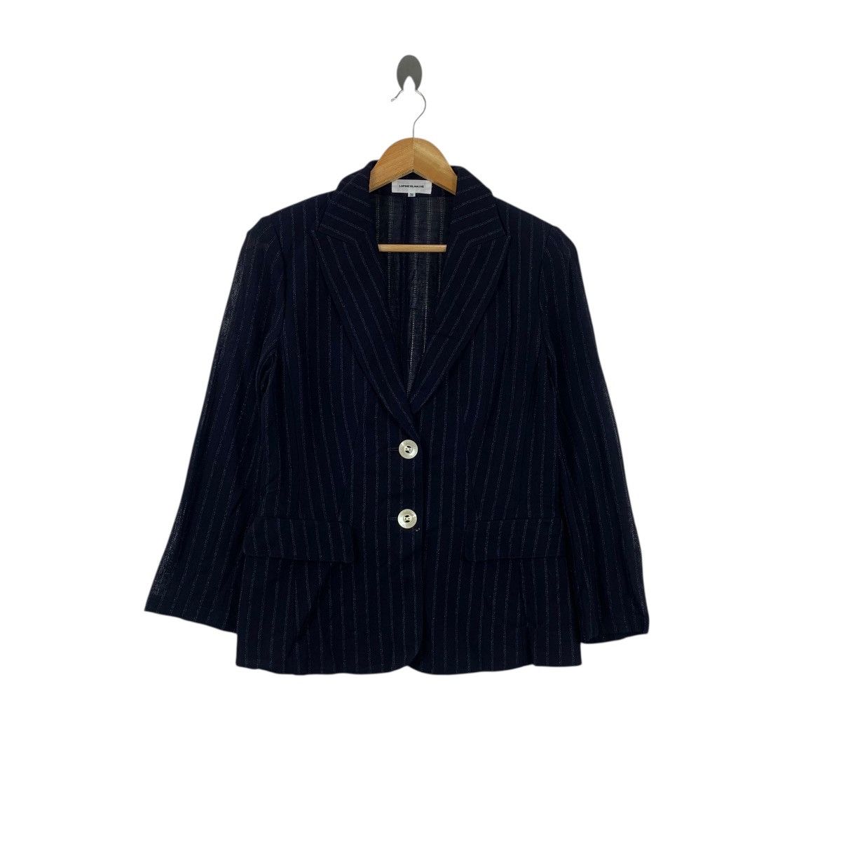 Vintage Vintage LAPINE BLANCHE JAPAN Collection Striped 2 Button Size S / US 4 / IT 40 - 1 Thumbnail