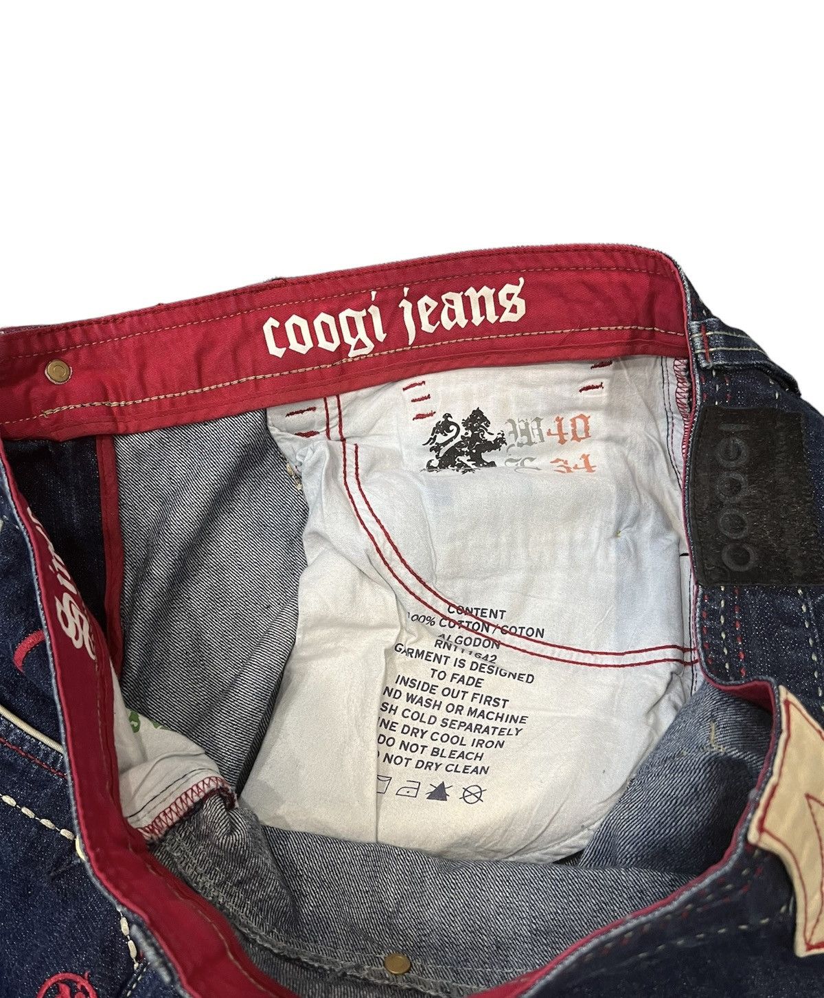 Coogi × Vintage Coogi Hip Hop Jeans 00s Size US 40 / EU 56 - 12 Thumbnail