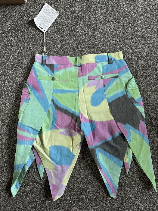 Kiko Kostadinov SS22 “00122022 Yesternow” Torino Shorts | Grailed