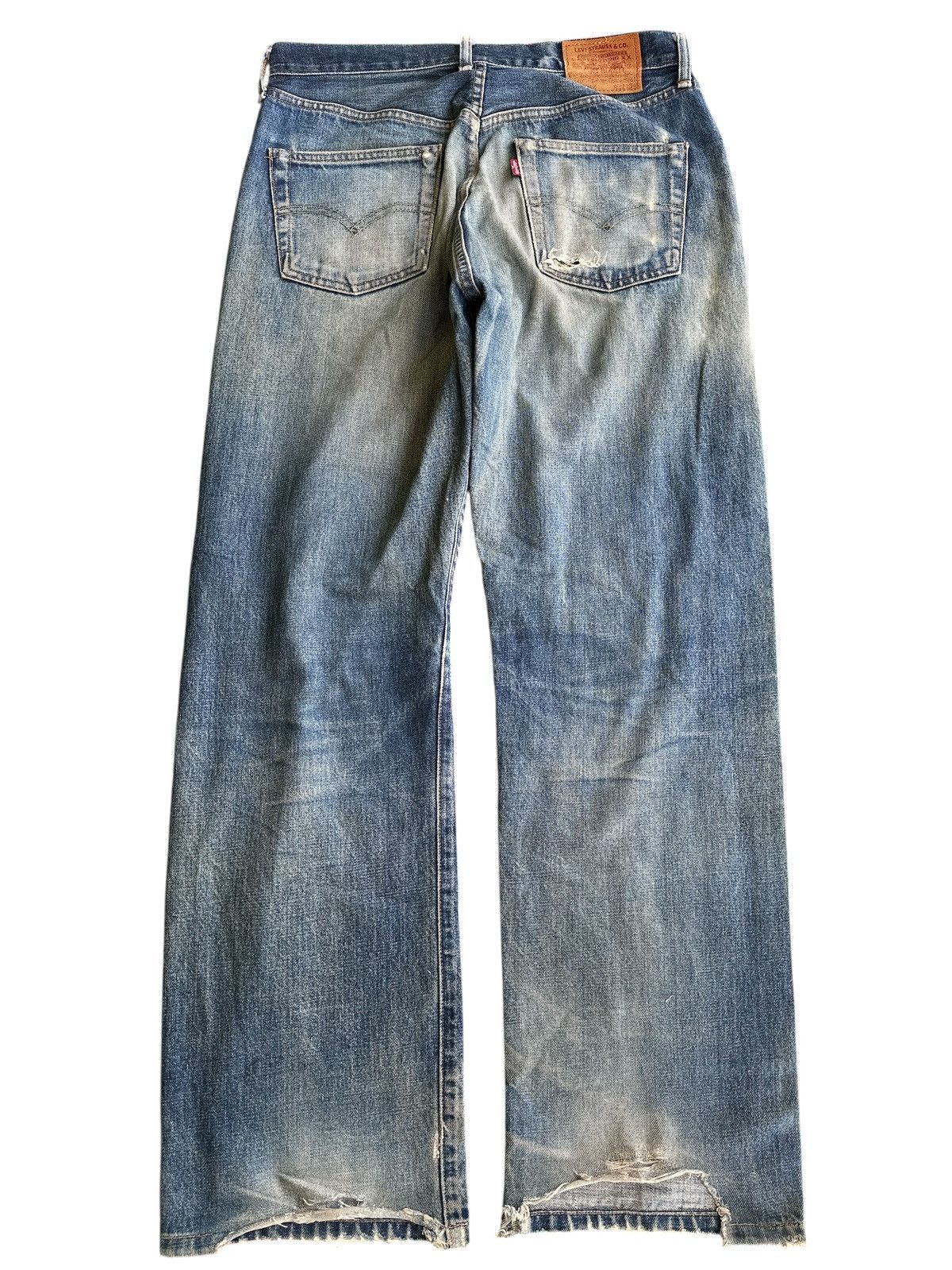 Levi's Vintage Distress Levis Big E 504Z Selvedge 32x41. Size US 32 / EU 48 - 2 Thumbnail