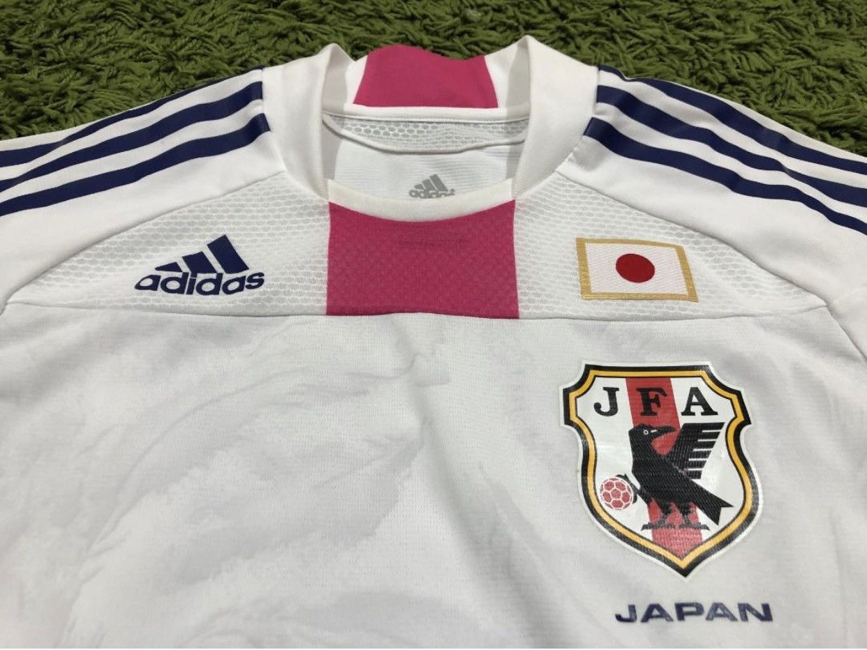 Adidas Adidas Japan Nadeshiko Away World Cup 2010 Jersey Soccer Size US M / EU 48-50 / 2 - 5 Thumbnail