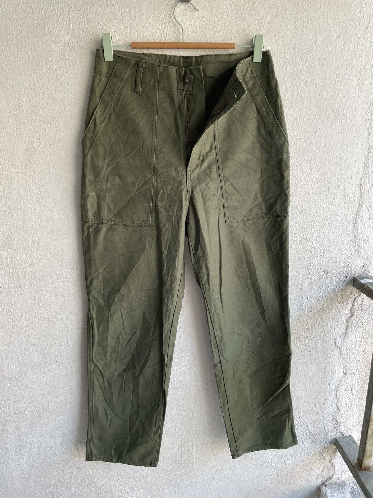 Japanese Brand × Vintage Japan fatigue hbt baker pants Size US 28 / EU 44 - 3 Thumbnail
