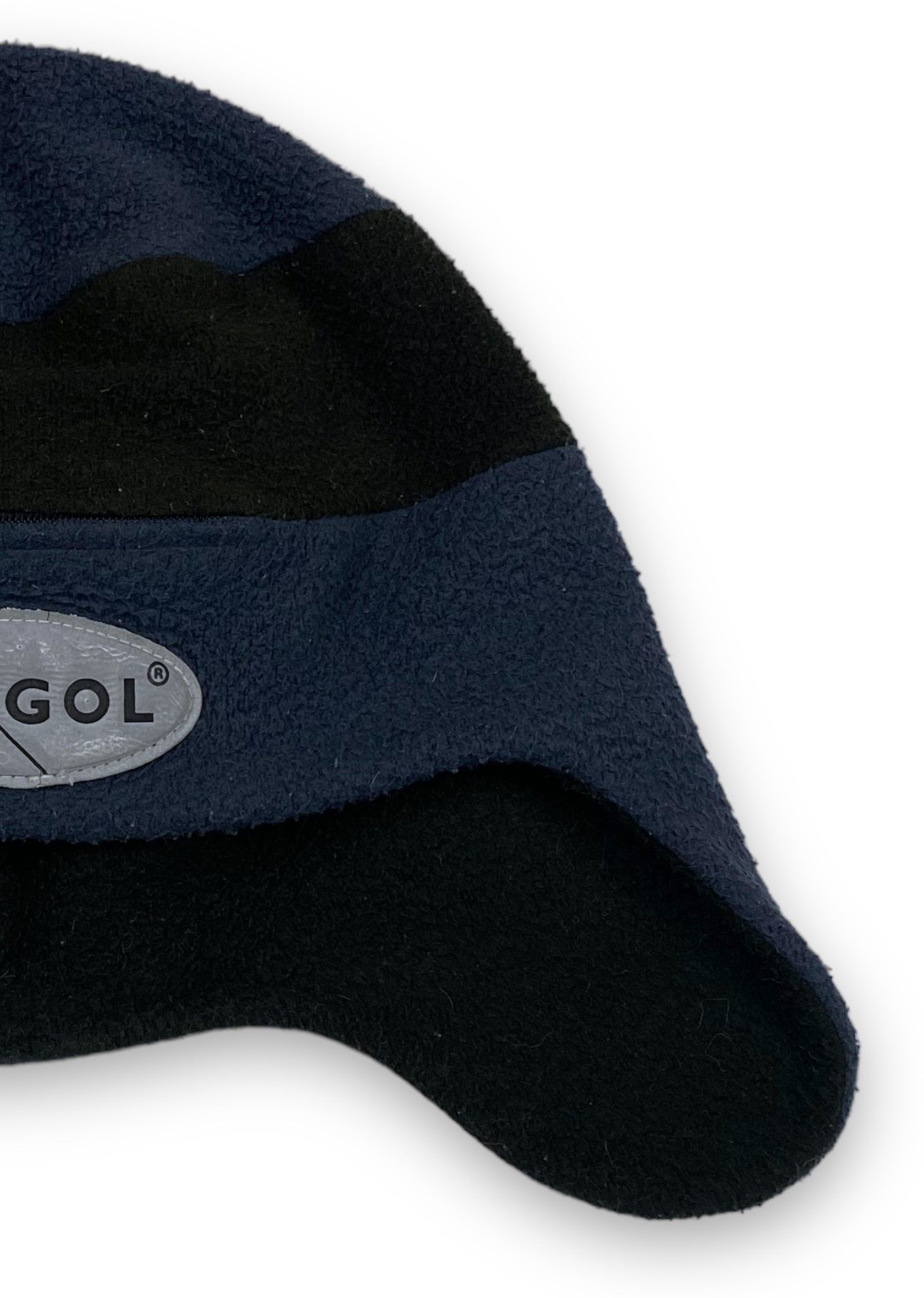Kangol Vintage KANGOL Ear Flap Fleece Hat Ushanka Reflect Logo M609 Size ONE SIZE - 3 Thumbnail
