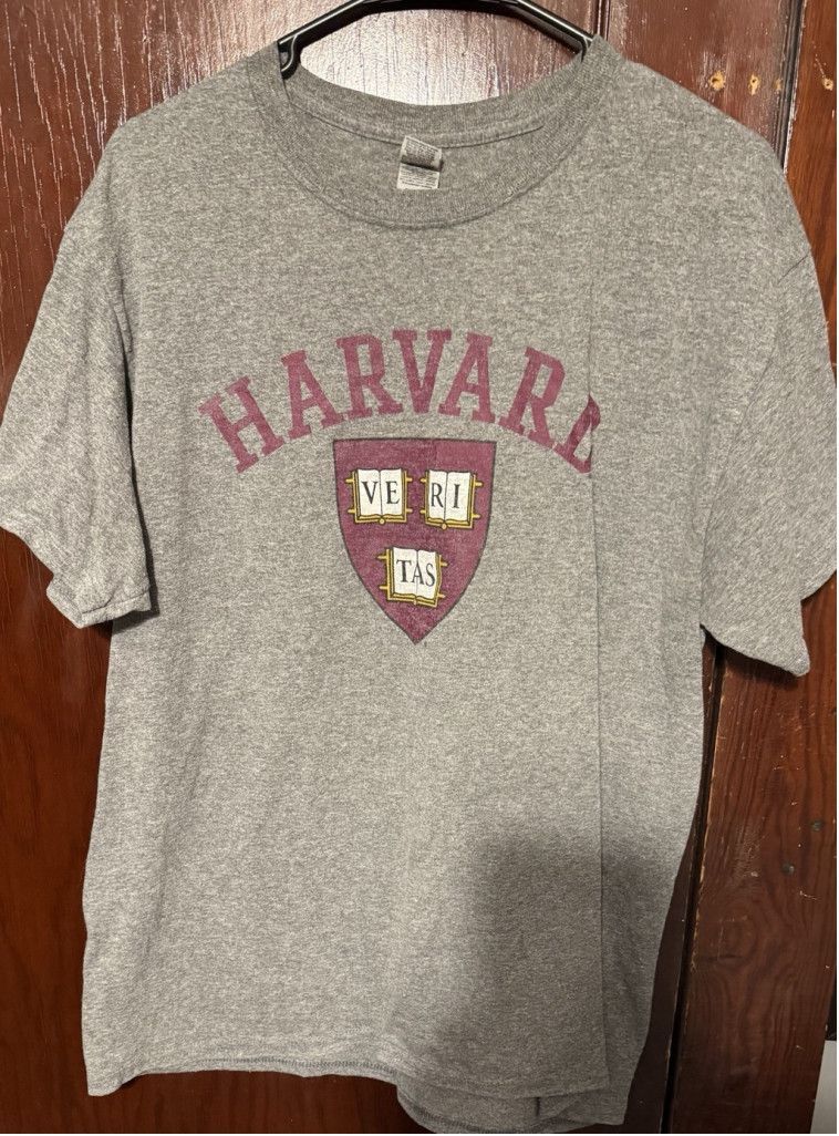 The Unbranded Brand Harvard University Gray short sleeve Tee shirt Mens size L Size US L / EU 52-54 / 3 - 1 Thumbnail