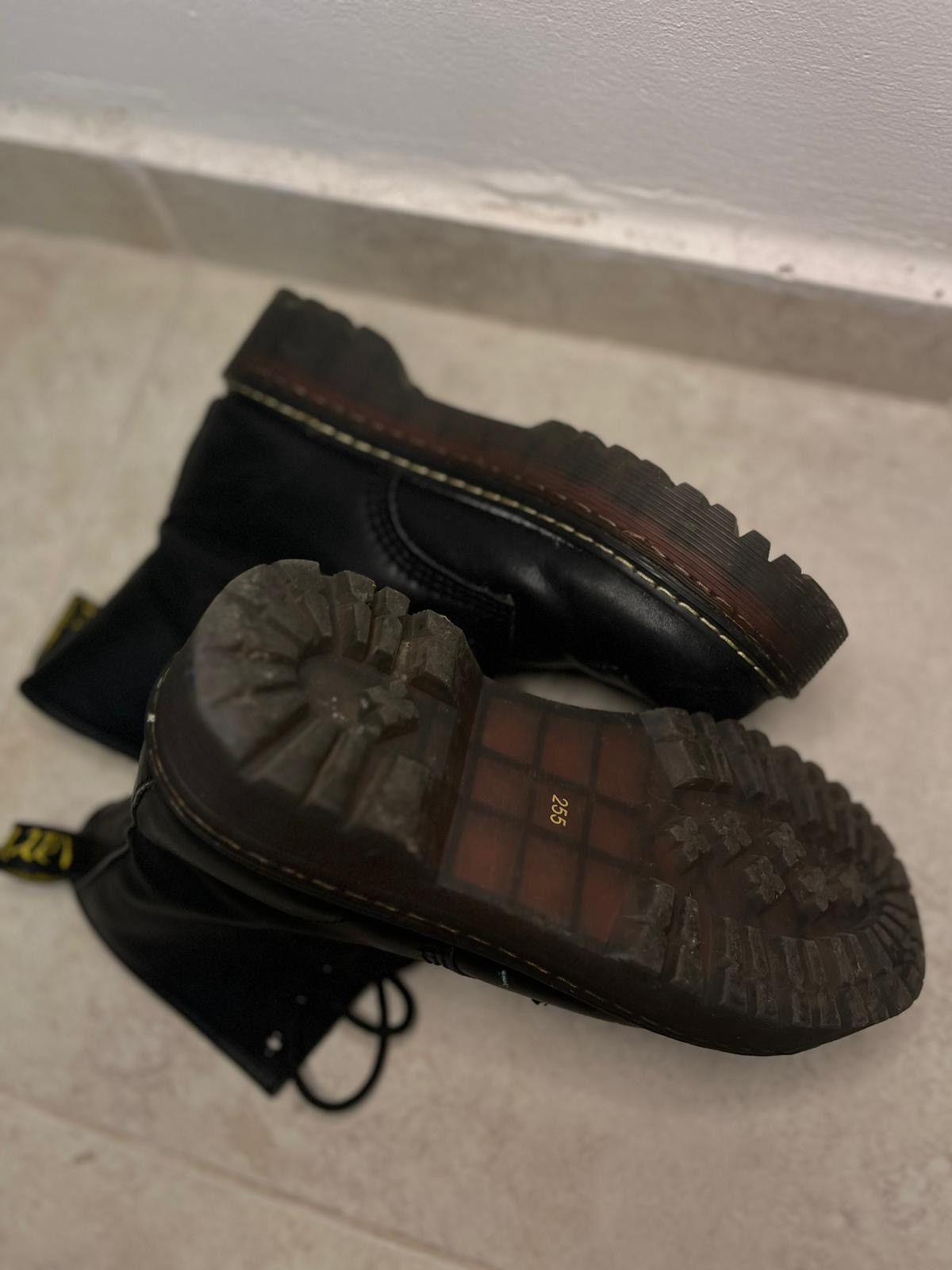 Dr. Martens Black Dr. Martens boots Size US 8.5 / IT 38.5 - 5 Thumbnail