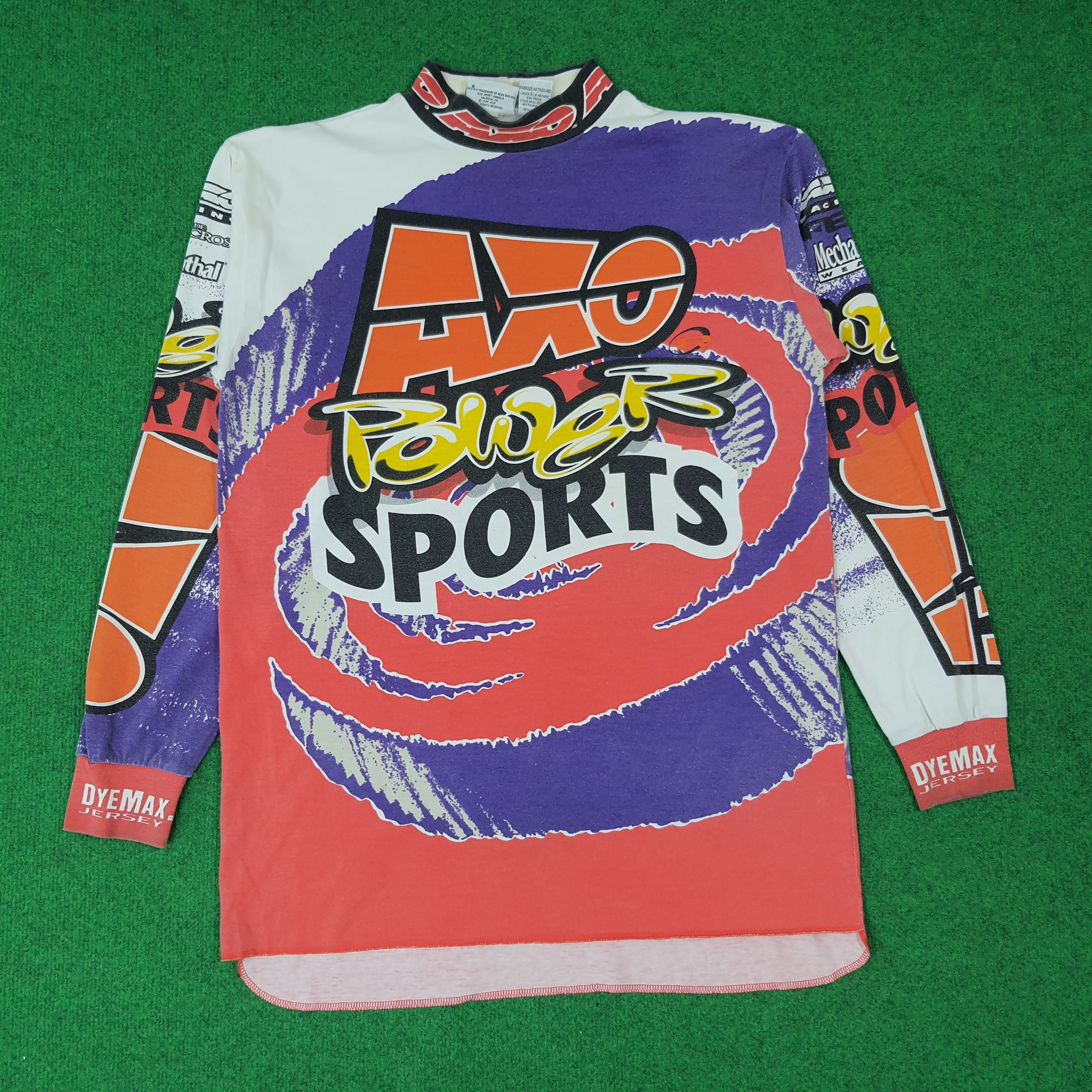 Vintage Vintage 90s AXO Power Sports Racing Dyemax Shirt C276N78 Size US M / EU 48-50 / 2 - 1 Thumbnail