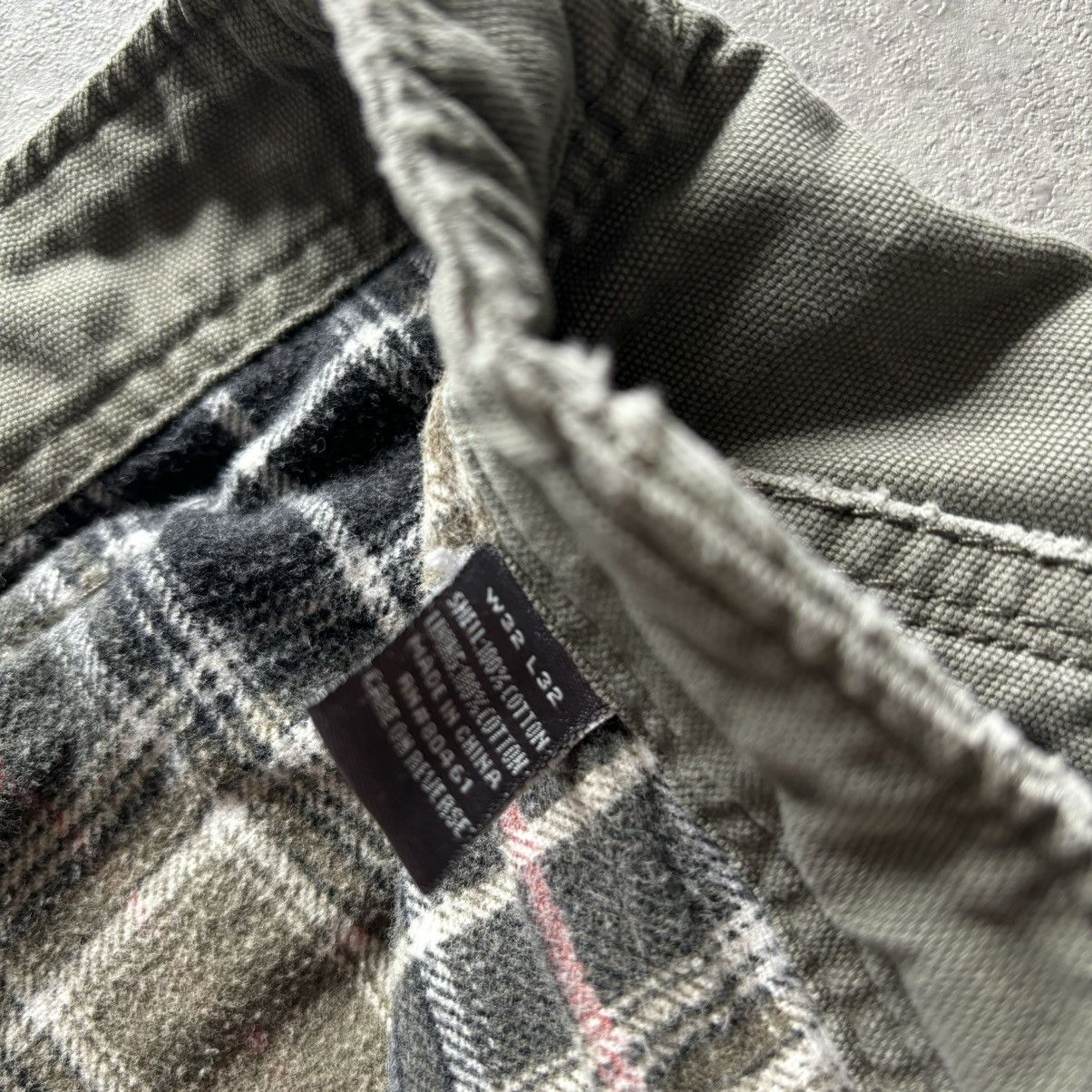 Other Y2k olive green guide gear flannel lined cargo pants Size US 32 / EU 48 - 4 Thumbnail