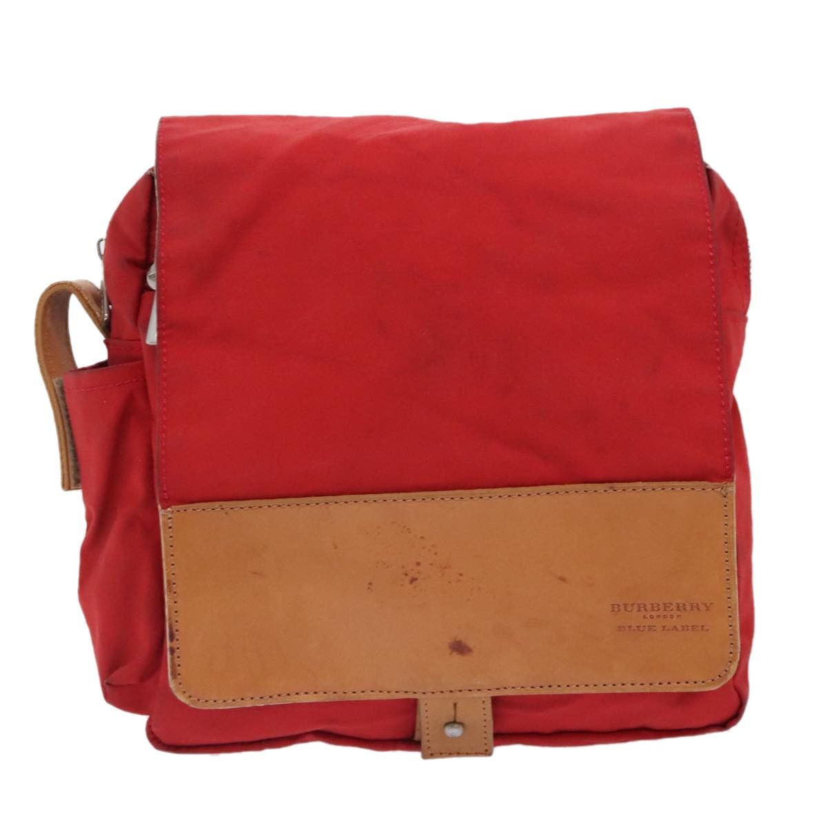 Burberry Red Synthetic Shoulder Bag (Pre-Owned) Size ONE SIZE - 1 Thumbnail