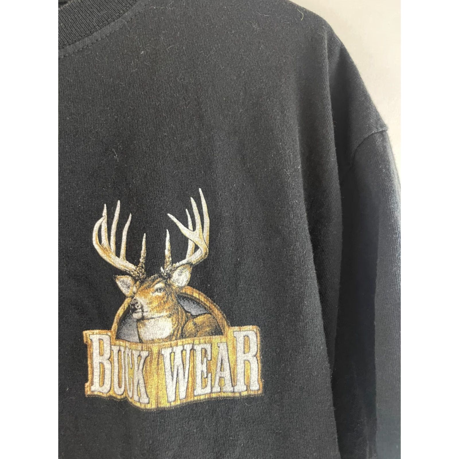 Delta Delta T-Shirt Men Size Large Black Short Sleeve I’ll go Hunting Deer Graphic shirt Mens L Black Deer Graphic Size US L / EU 52-54 / 3 - 3 Thumbnail