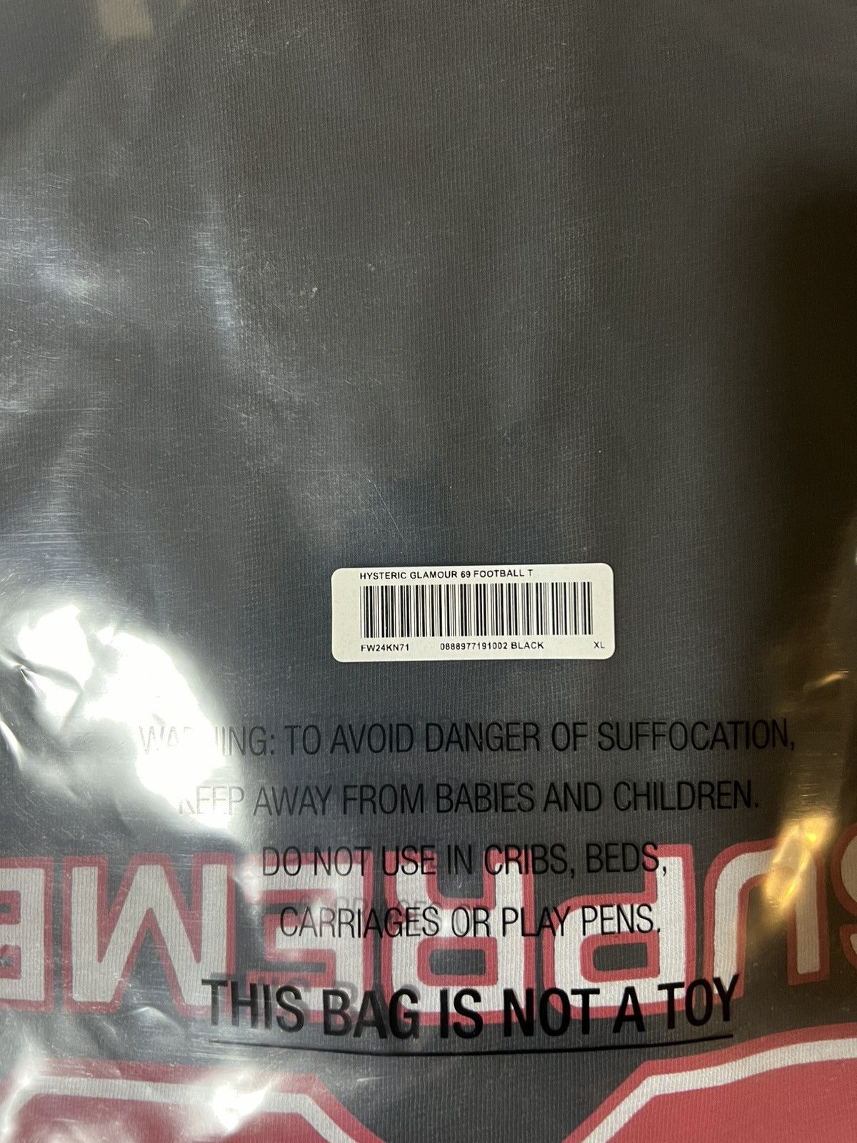 Hysteric Glamour × Supreme SUPREME®/HYSTERIC GLAMOUR 69 FOOTBALL TOP JERSEY Size US XL / EU 56 / 4 - 7 Thumbnail