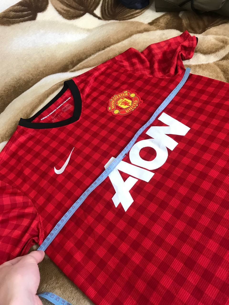 Vintage 🔥 Nike Manchester United Home 2012-2013 Jersey T Shirt Size US M / EU 48-50 / 2 - 11 Thumbnail