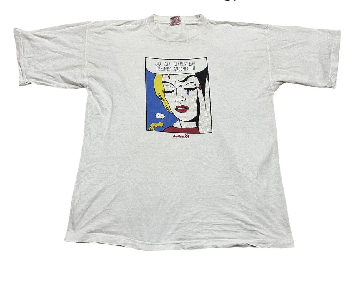 Vintage Vtg Comic Walter moers Arshioch art tee Size US XL / EU 56 / 4 - 1 Thumbnail