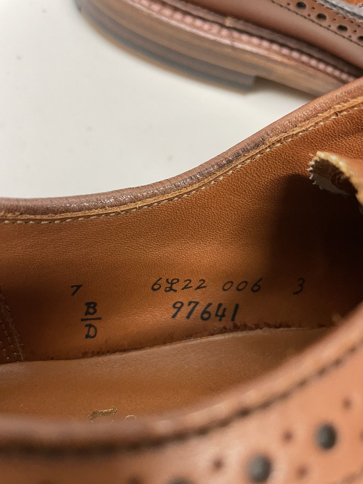Alden × J.Crew Long Wingtip Bluchers Tobacco Leather Size US 7 / EU 40 - 9 Thumbnail