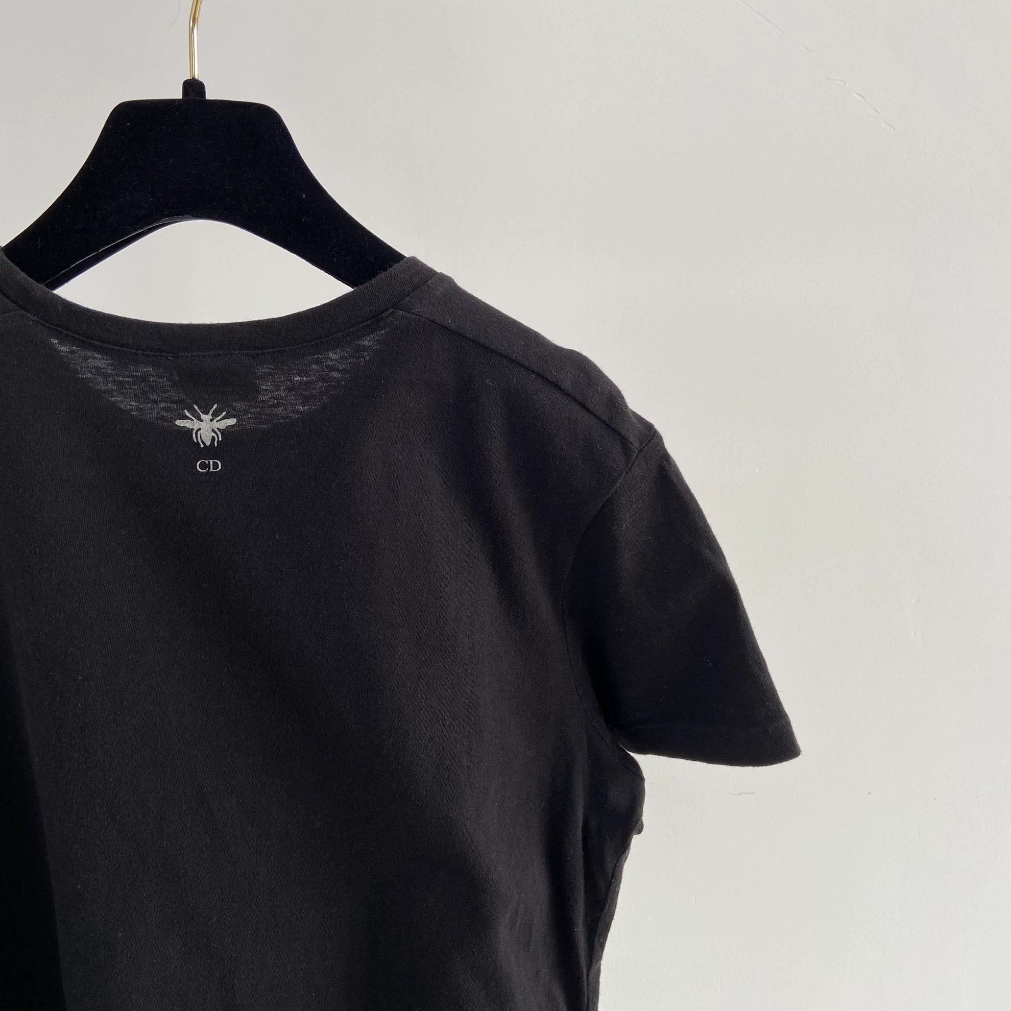 Dior Dior Black Logo Tee M 4874 Size M / US 6-8 / IT 42-44 - 6 Thumbnail
