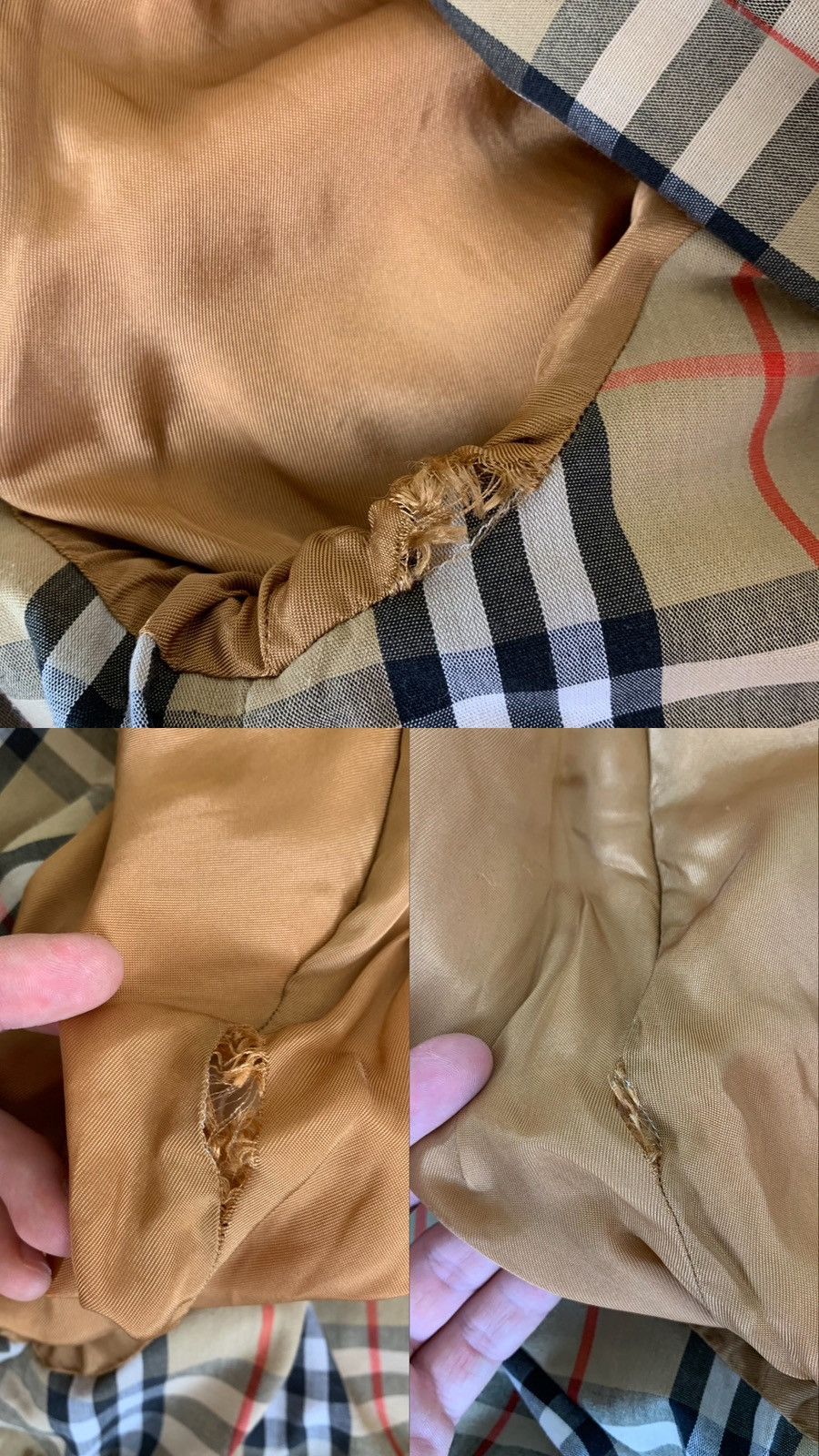 Vintage Burberrys Womens Nova Check Jacket Size C6 England
