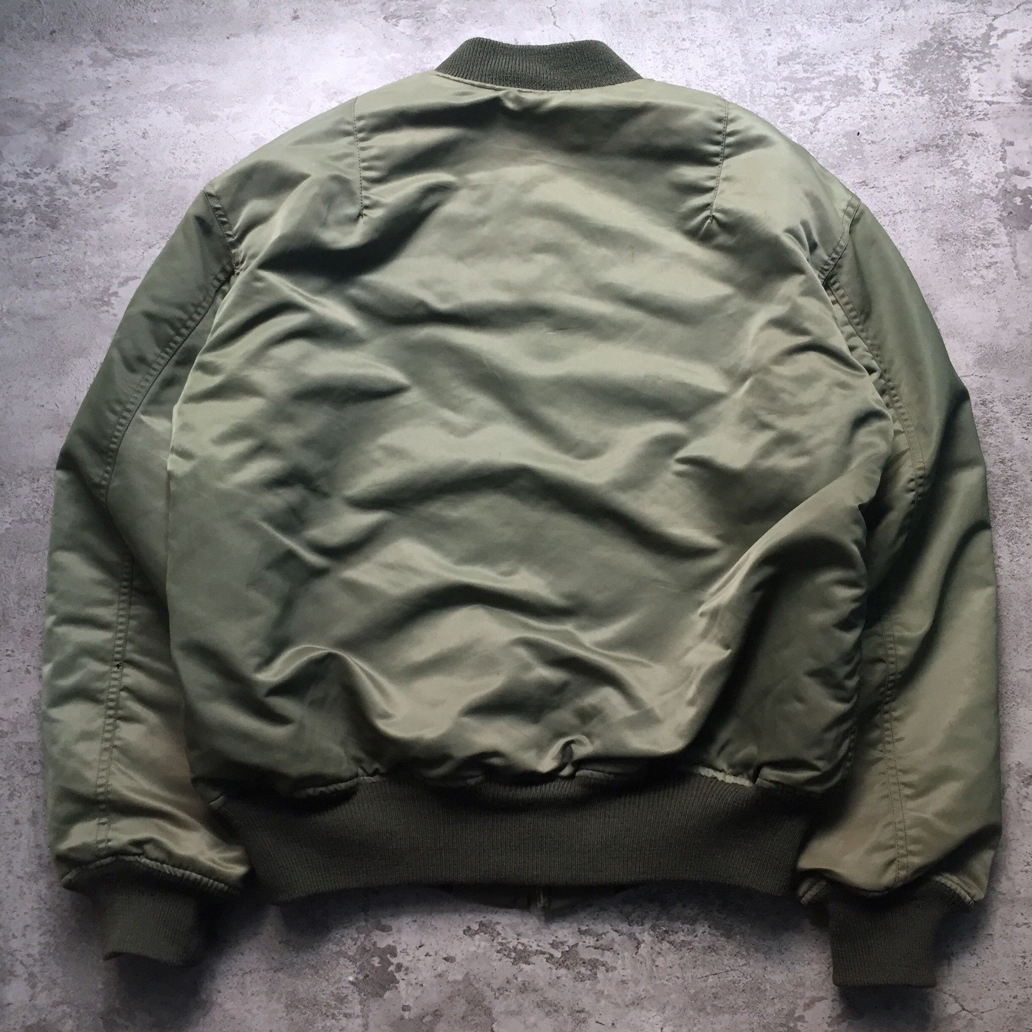 Vintage 60s Bomber Jacket Army Talon Zipper Size 42 M-L Size US L / EU 52-54 / 3 - 9 Thumbnail