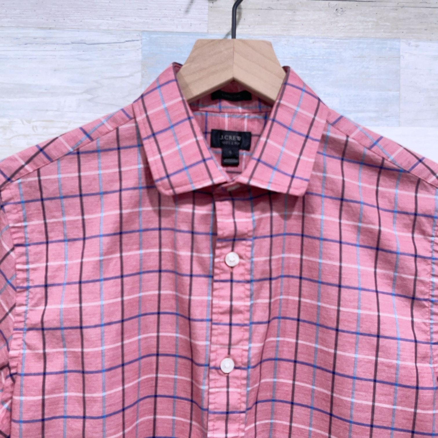 J.Crew J Crew 120s 2 Ply Ludlow Dress Shirt Red Spread Mens Small Size US S / EU 44-46 / 1 - 2 Thumbnail