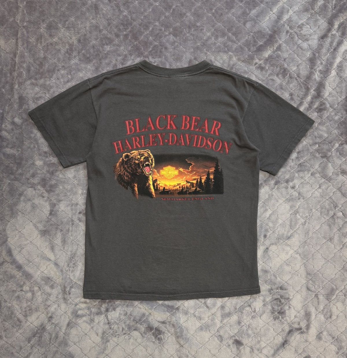 Harley Davidson × Vintage Vintage 2005 Harley Davidson Black Bear Shirt Size US M / EU 48-50 / 2 - 4 Thumbnail