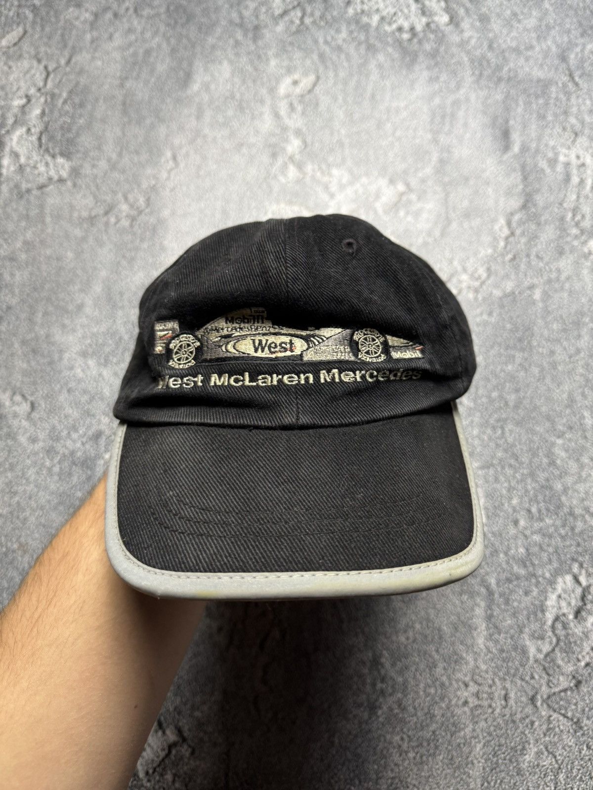 Other VNTG West McLaren Mercedes Formula 1 Reflective Edge Cap Size ONE SIZE - 2 Thumbnail