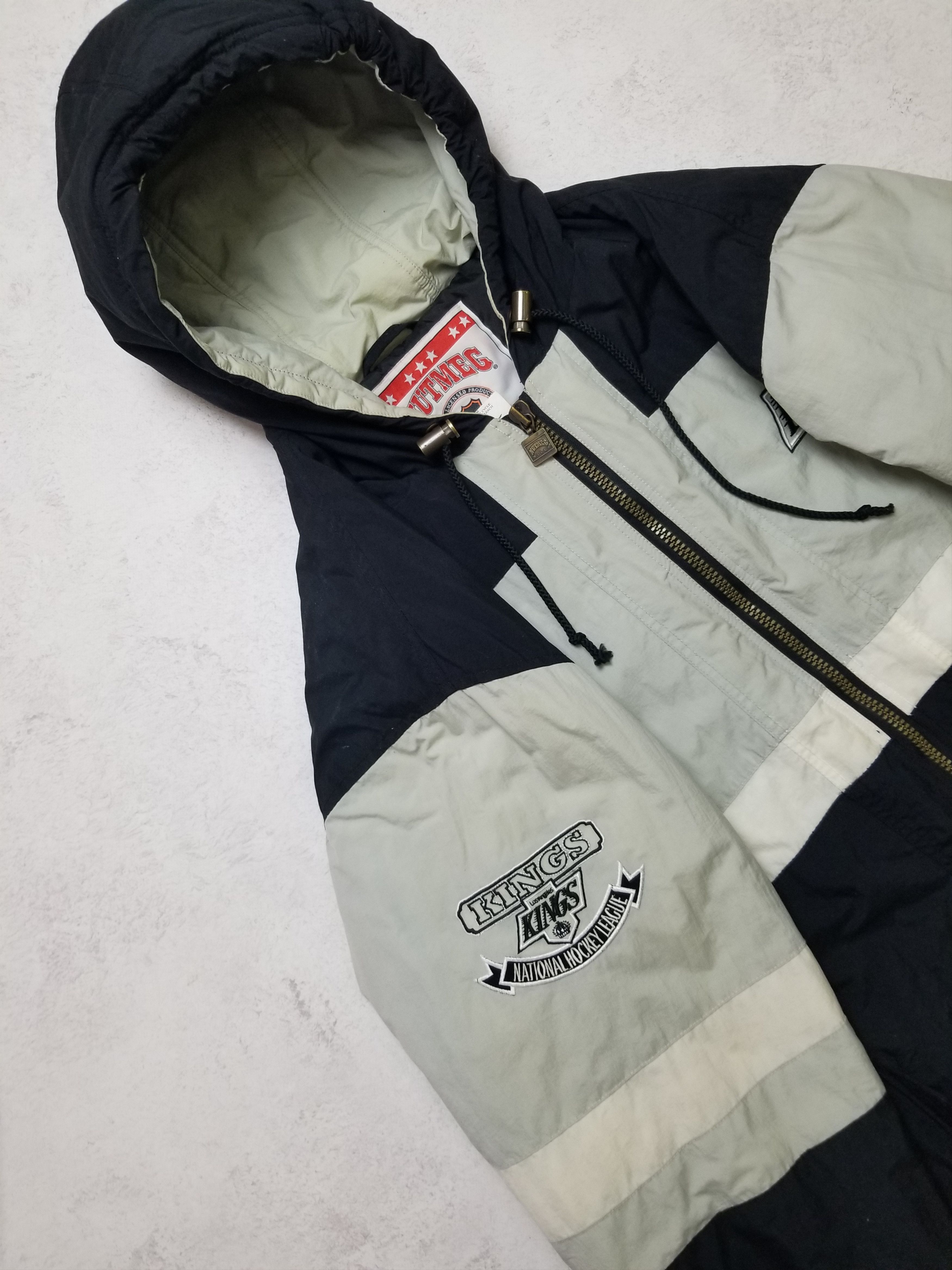 Nutmeg Vintage Los Angeles Kings NHL Nutmeg Insulated Hockey Jacket Size US XL / EU 56 / 4 - 14 Thumbnail
