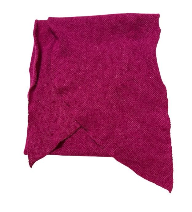 Other Soft Knitted Scarf – Fuchsia Magenta Knit Wrap (43” x 7.25”) Size ONE SIZE - 3 Thumbnail