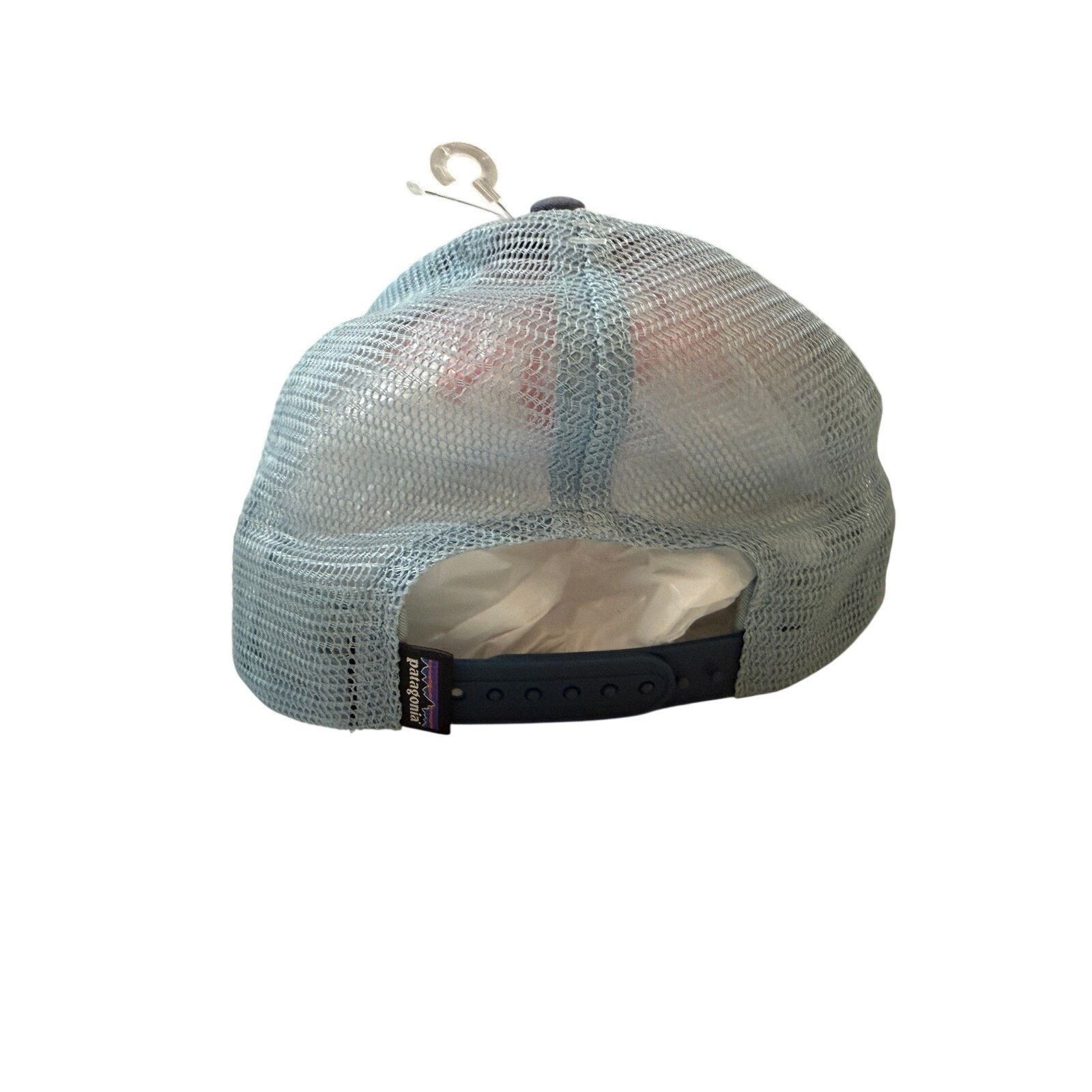 Patagonia Patagonia Trucker Hat Blue Mesh Mountain Outdoorsy Trail Size ONE SIZE - 4 Thumbnail