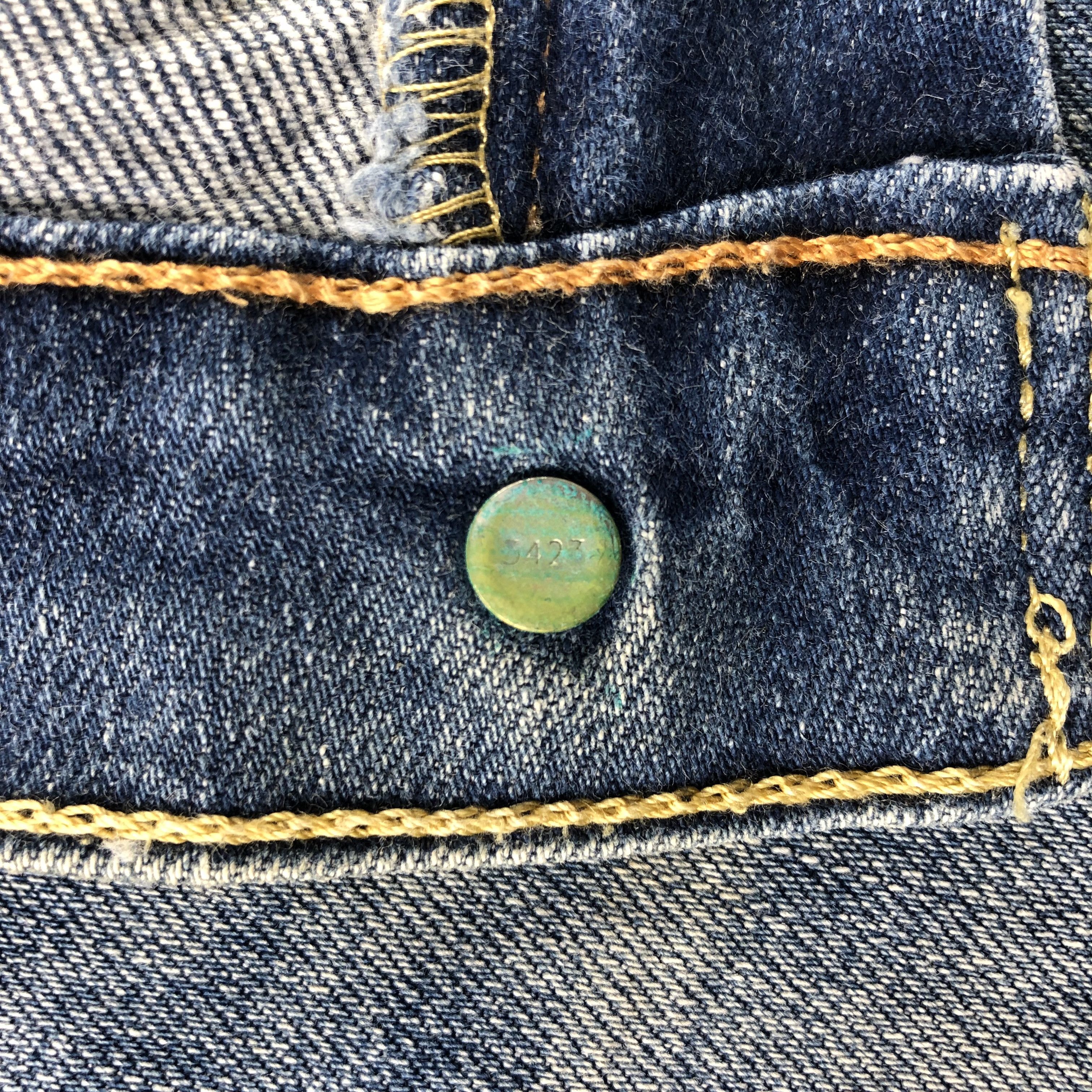 Levi's Vintage Levis 513 Jeans Faded Blue Denim KJ1258 Size US 33 - 11 Thumbnail