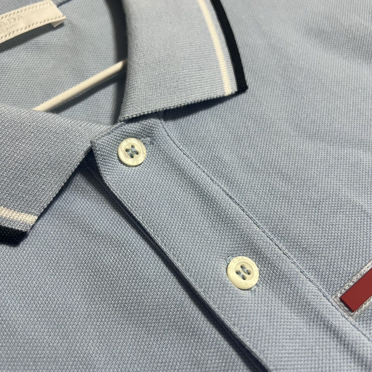 Prada PRADA RED TAB POLO TEE Size US XXL / EU 58 / 5 - 7 Thumbnail