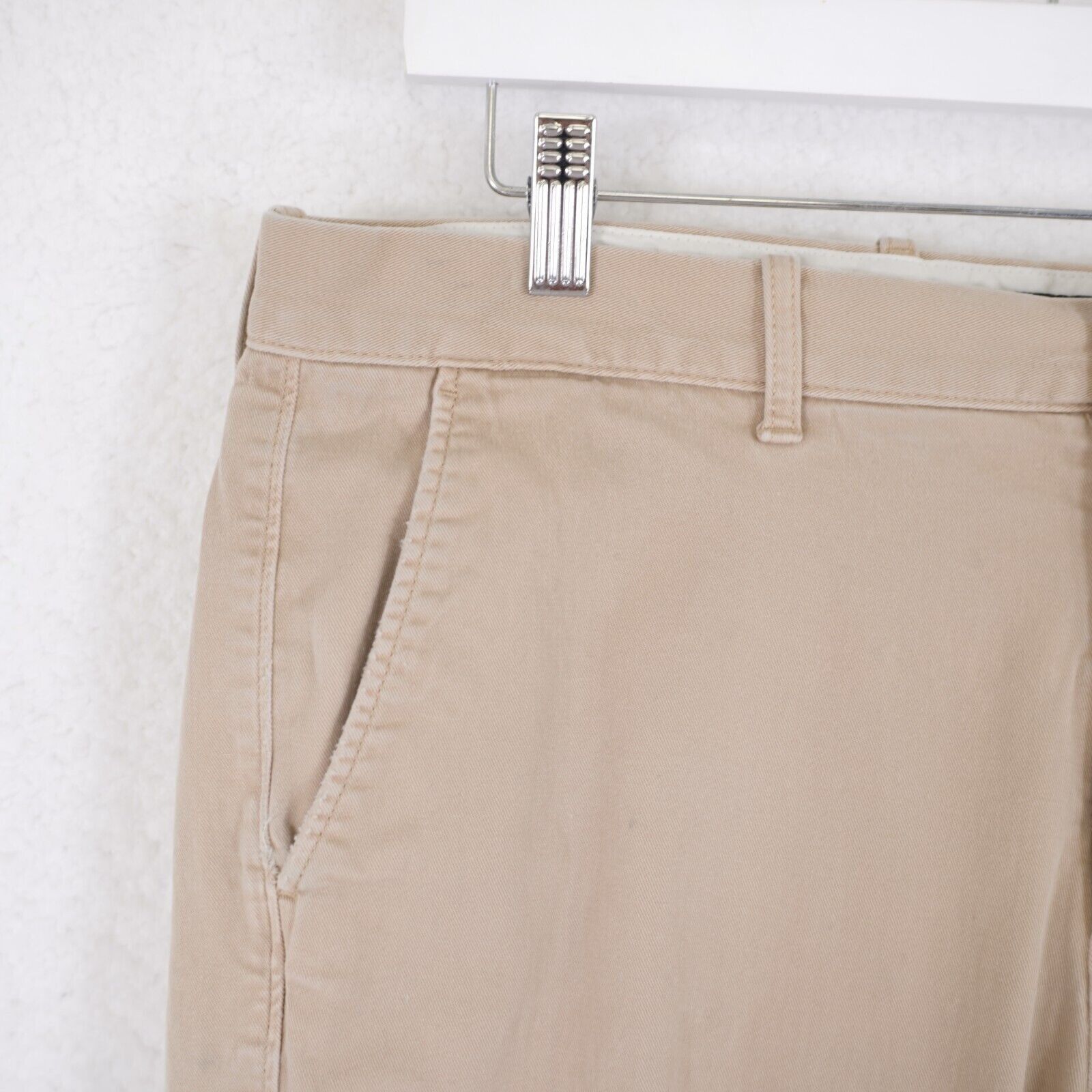 J.Crew J. Crew Flex Tan Cotton Straight Chino Pants 34/28 Mid Rise Size US 34 / EU 50 - 2 Thumbnail