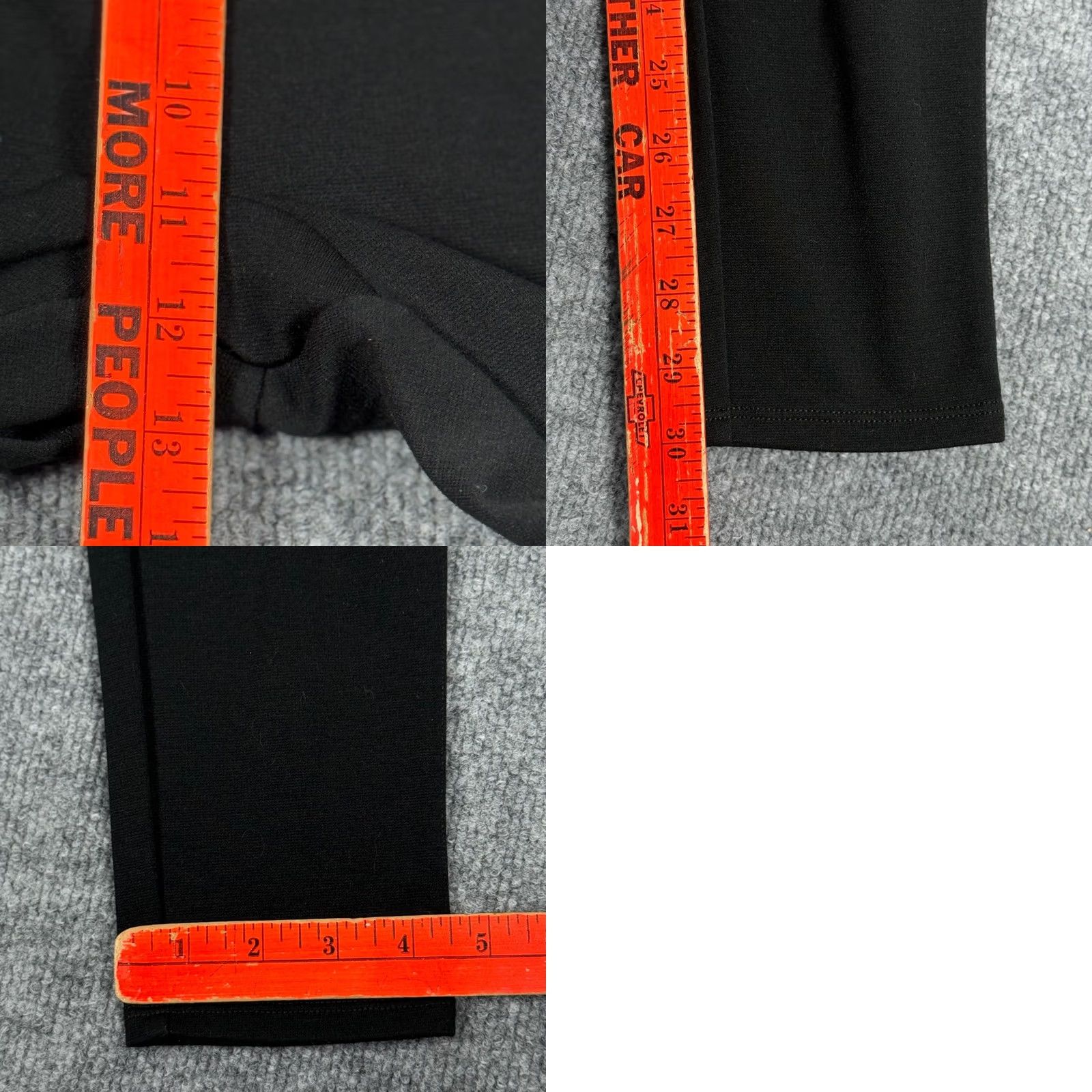 Spanx SPANX Assets Red Hot Label Black High Rise Leggings M Womens Ankle Knit Solid Stretch Elastic Waist Inseam 30 in Size 32" / US 10 / IT 46 - 8 Thumbnail