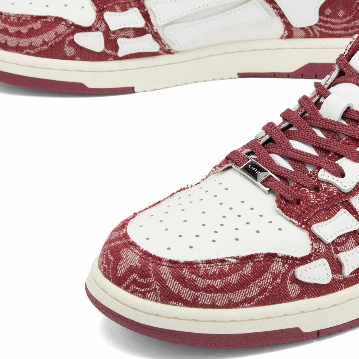 Amiri AMIRI Skel Low Bandana Red Size US 9 / EU 42 - 7 Thumbnail