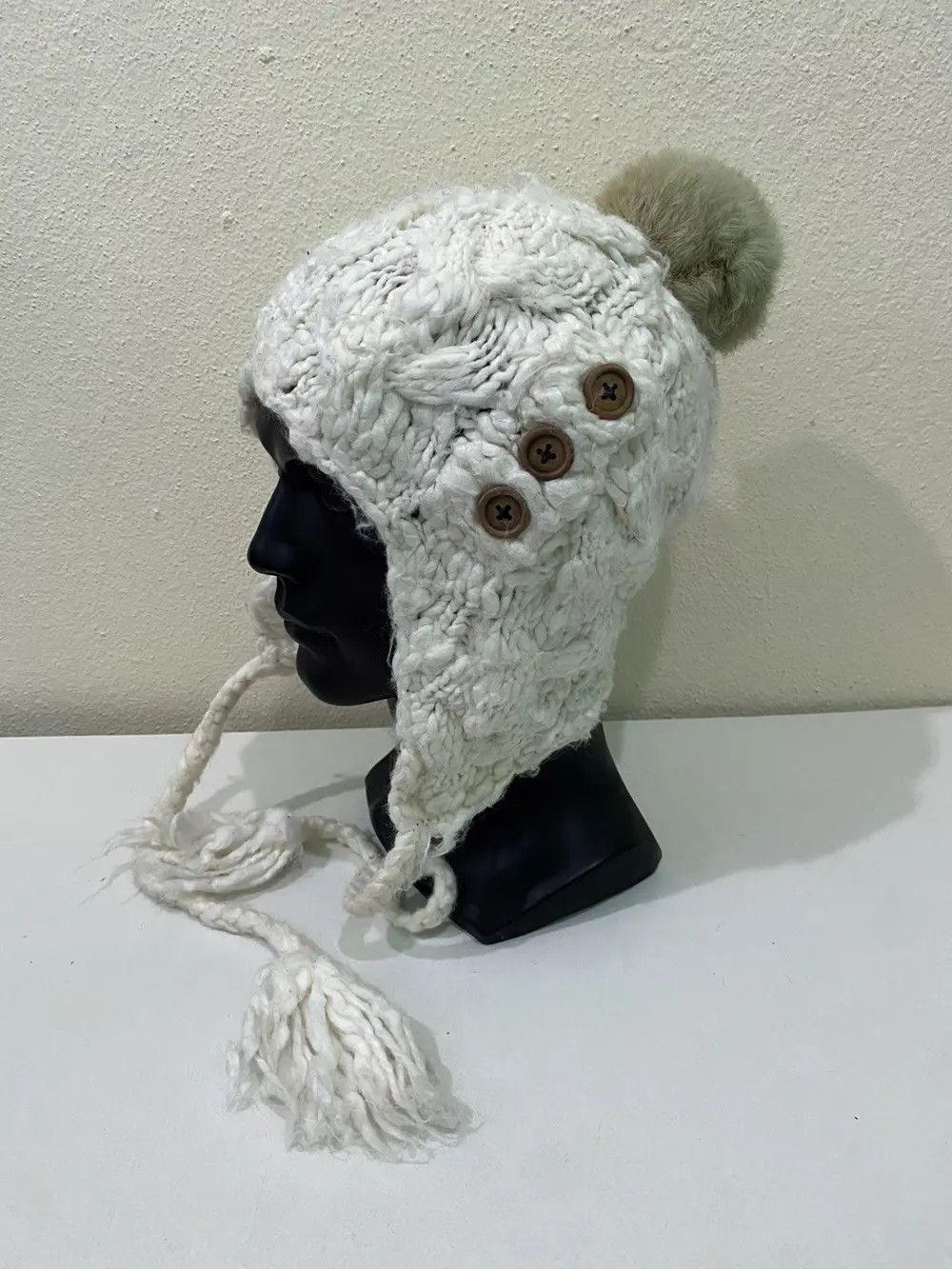 Kapital × Vintage Japanese Brand Knit Beanie Hat Size ONE SIZE - 2 Thumbnail