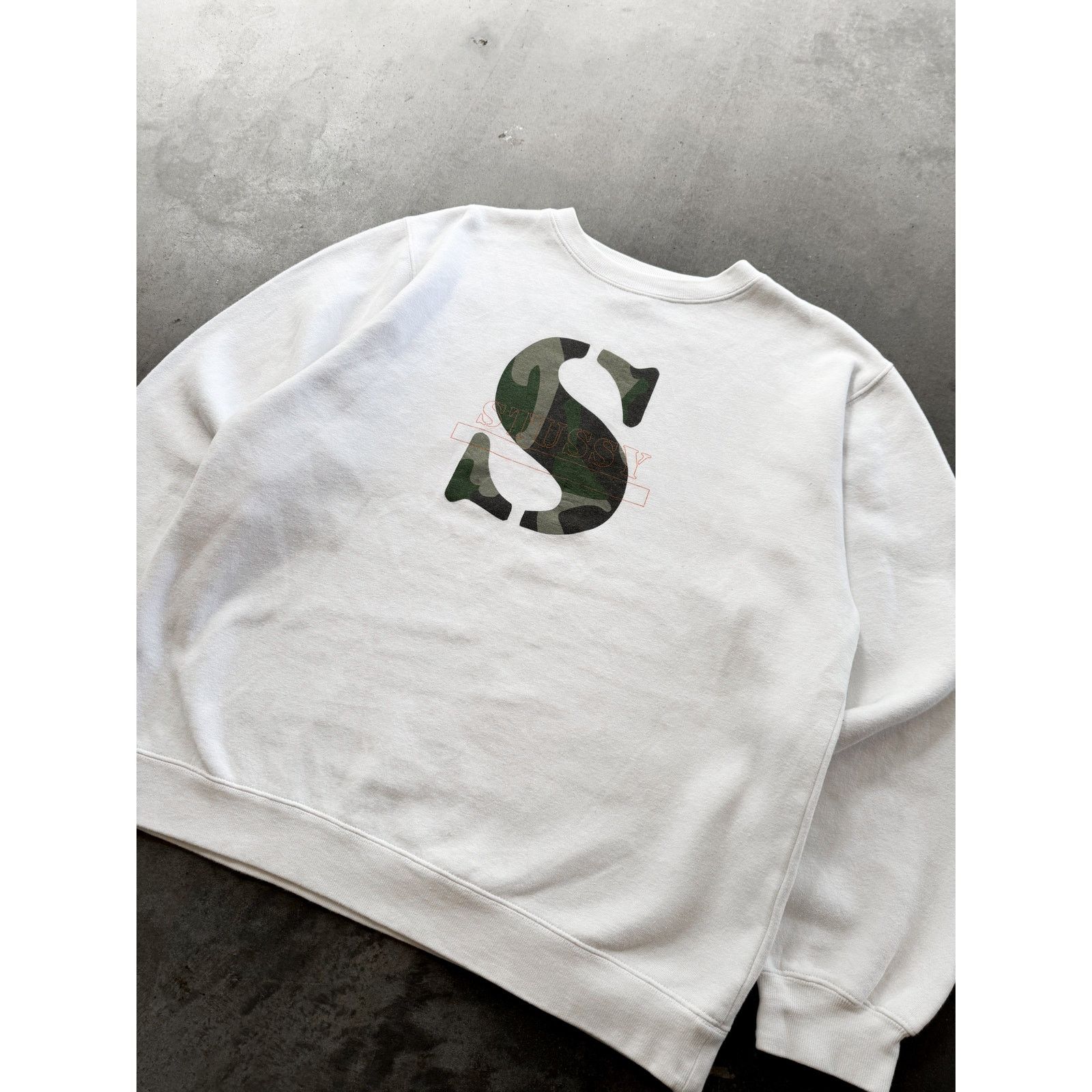 Stussy 1990s Camo S Stussy Crewneck Size L Size XL / US 12-14 / IT 48-50 - 3 Thumbnail