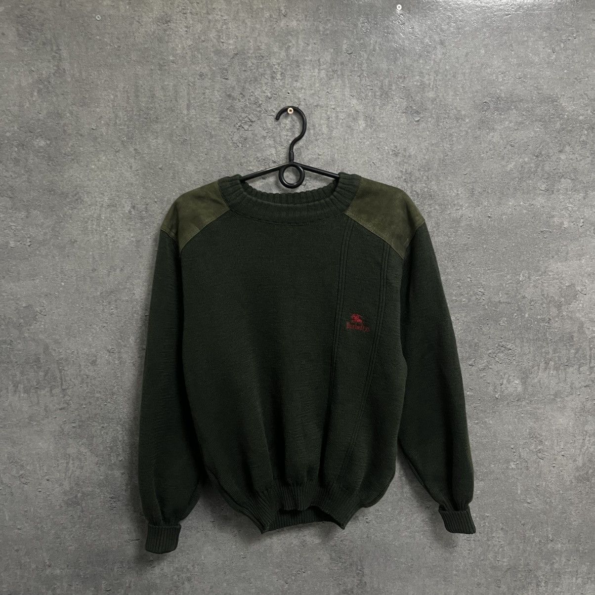 Burberry Vintage 90s Burberry’s Wool Sweater Knit Size US L / EU 52-54 / 3 - 5 Thumbnail