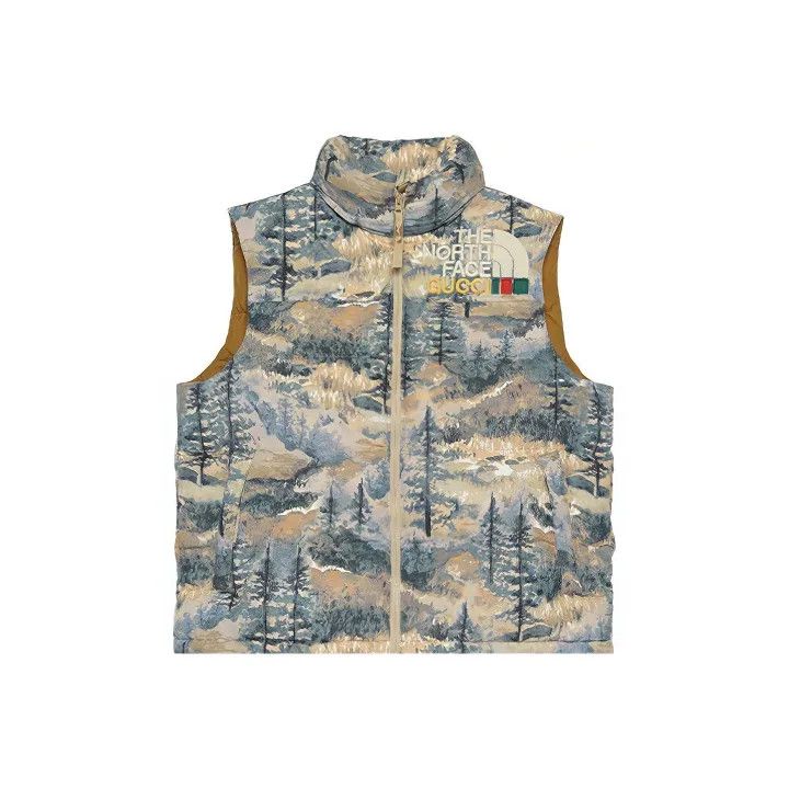 Gucci Gucci x The North Face Floral Quilted Vest Size XL / US 12-14 / IT 48-50 - 1 Thumbnail