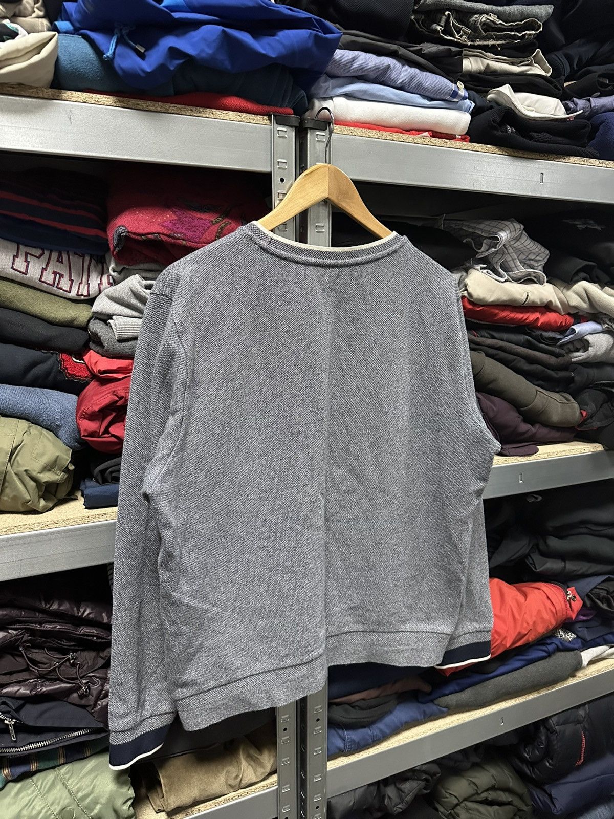 Lacoste Vintage Lacoste Sweatshirt Basic Logo Grey Luxury Old Money Size US L / EU 52-54 / 3 - 11 Thumbnail