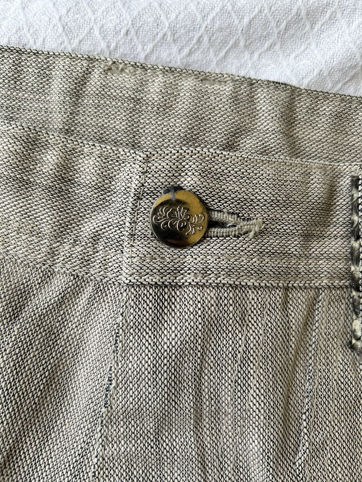 Japanese Brand Takaiq.com Pyton Snake Skin Flared Jeans Ifsix lgb style Size US 32 / EU 48 - 6 Thumbnail
