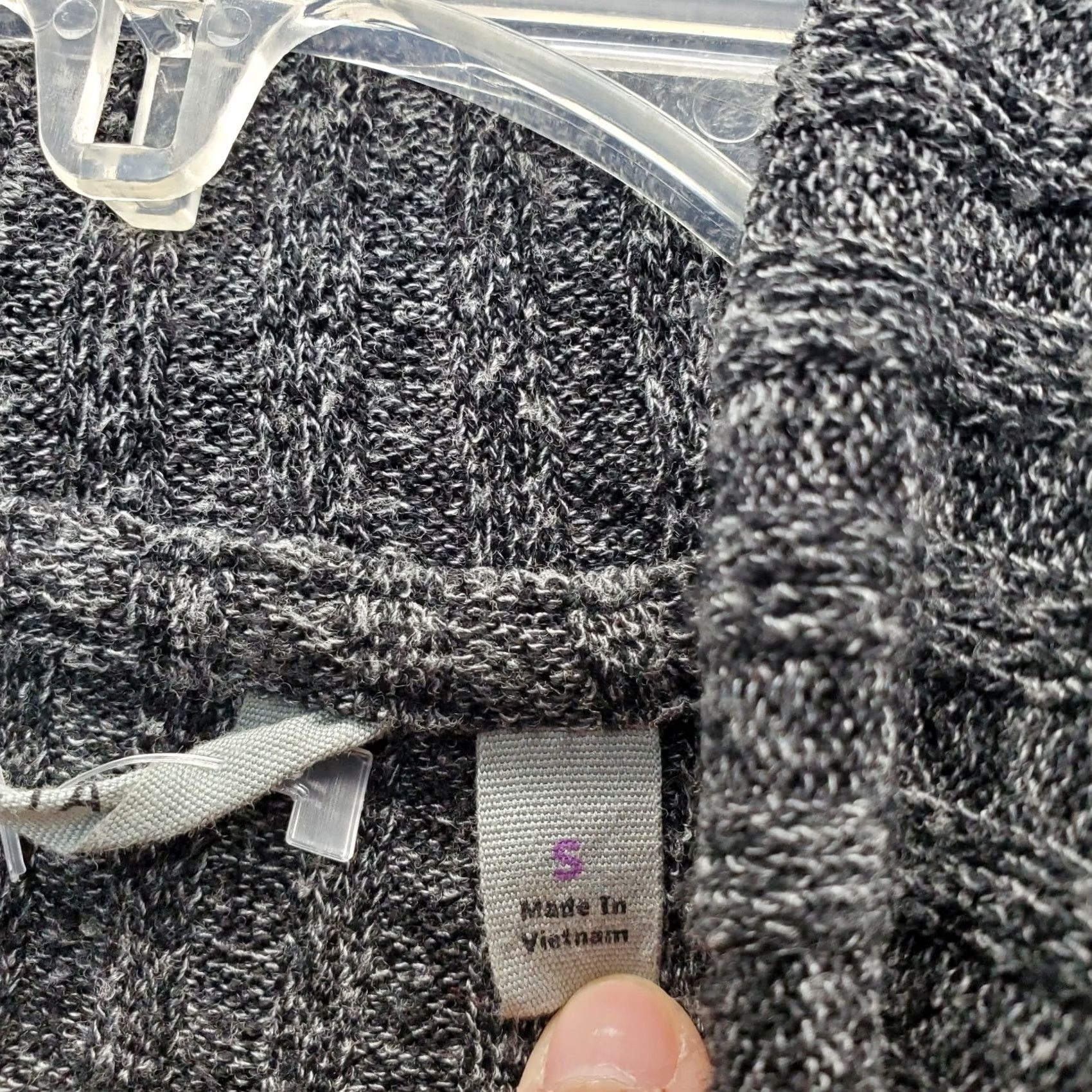 Athleta Athleta Sweater Womens Size S Gray Stretch Long Sleeve Turtleneck High Low Slit Size S / US 4 / IT 40 - 5 Thumbnail