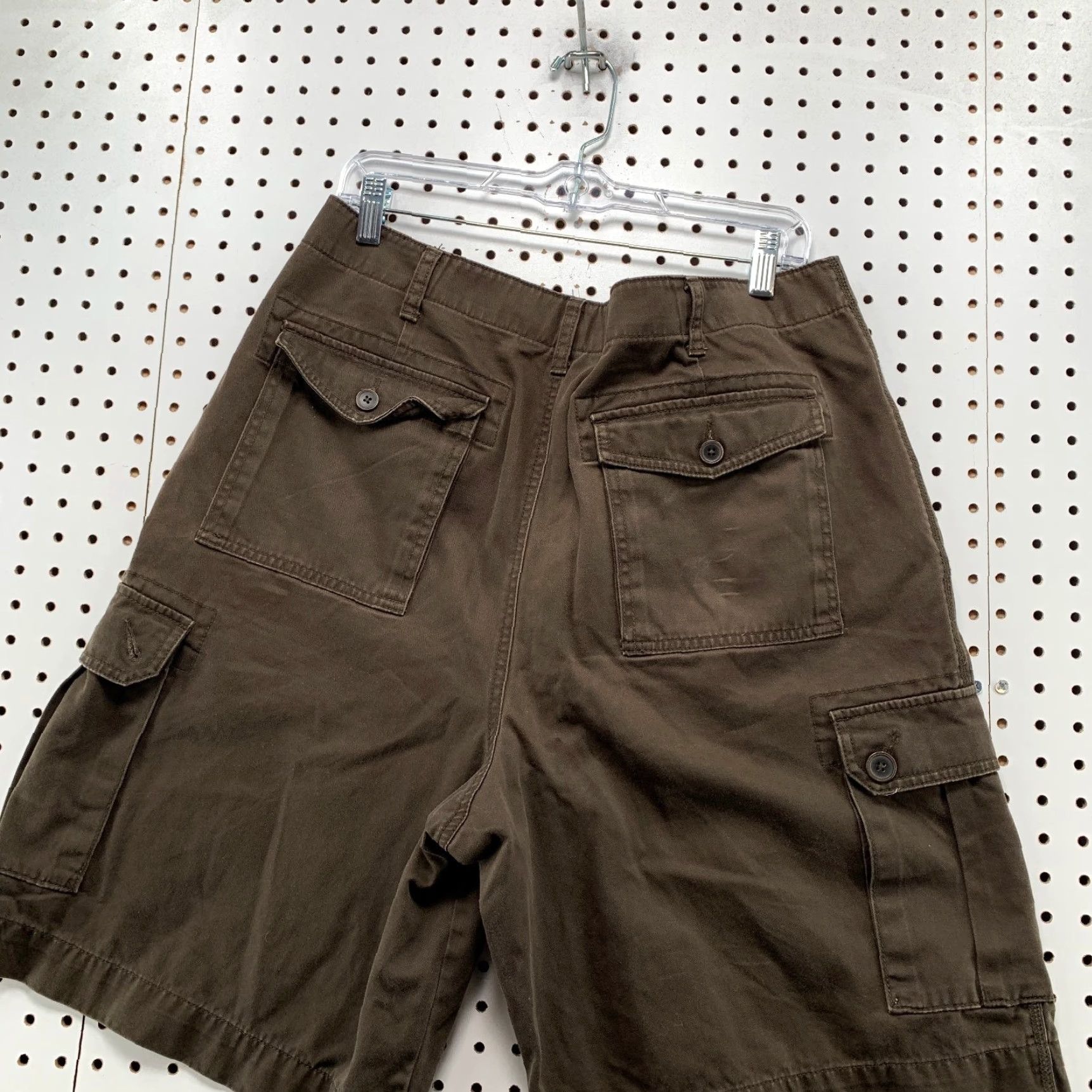 Vintage VINTAGE Structure Cargo Shorts Mens 38x9.5 Brown Utility Pockets 100% Cotton Size US 38 / EU 54 - 7 Thumbnail