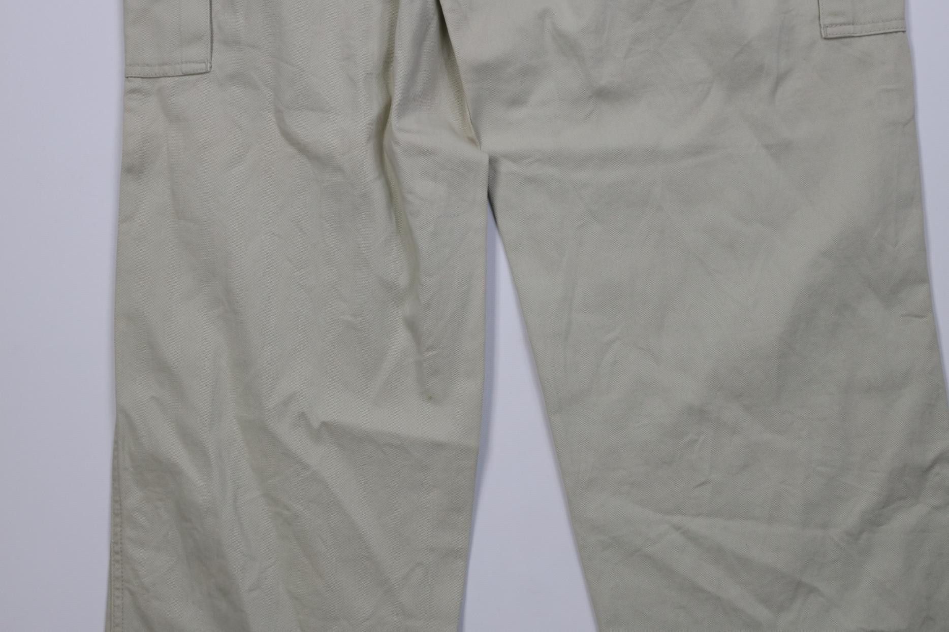 Gap Vintage 90s Y2K Gap Baggy Wide Leg Cargo Pants Stone Cotton Size US 32 / EU 48 - 11 Thumbnail
